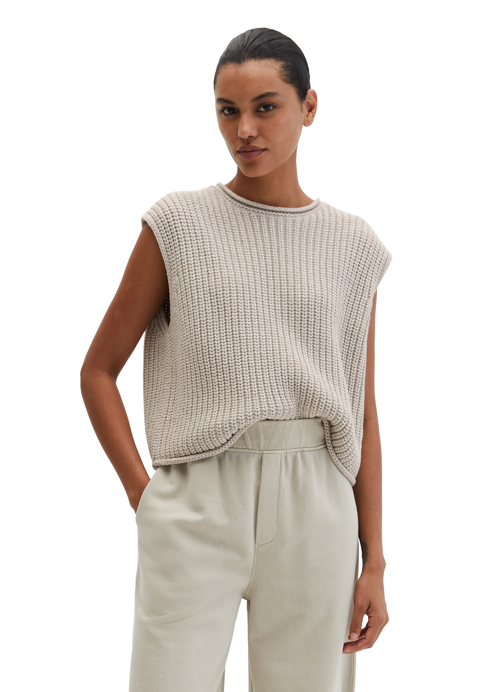 Marc OPolo Strickpullover "aus weichem Bio-Baumwolle-Mix" günstig online kaufen