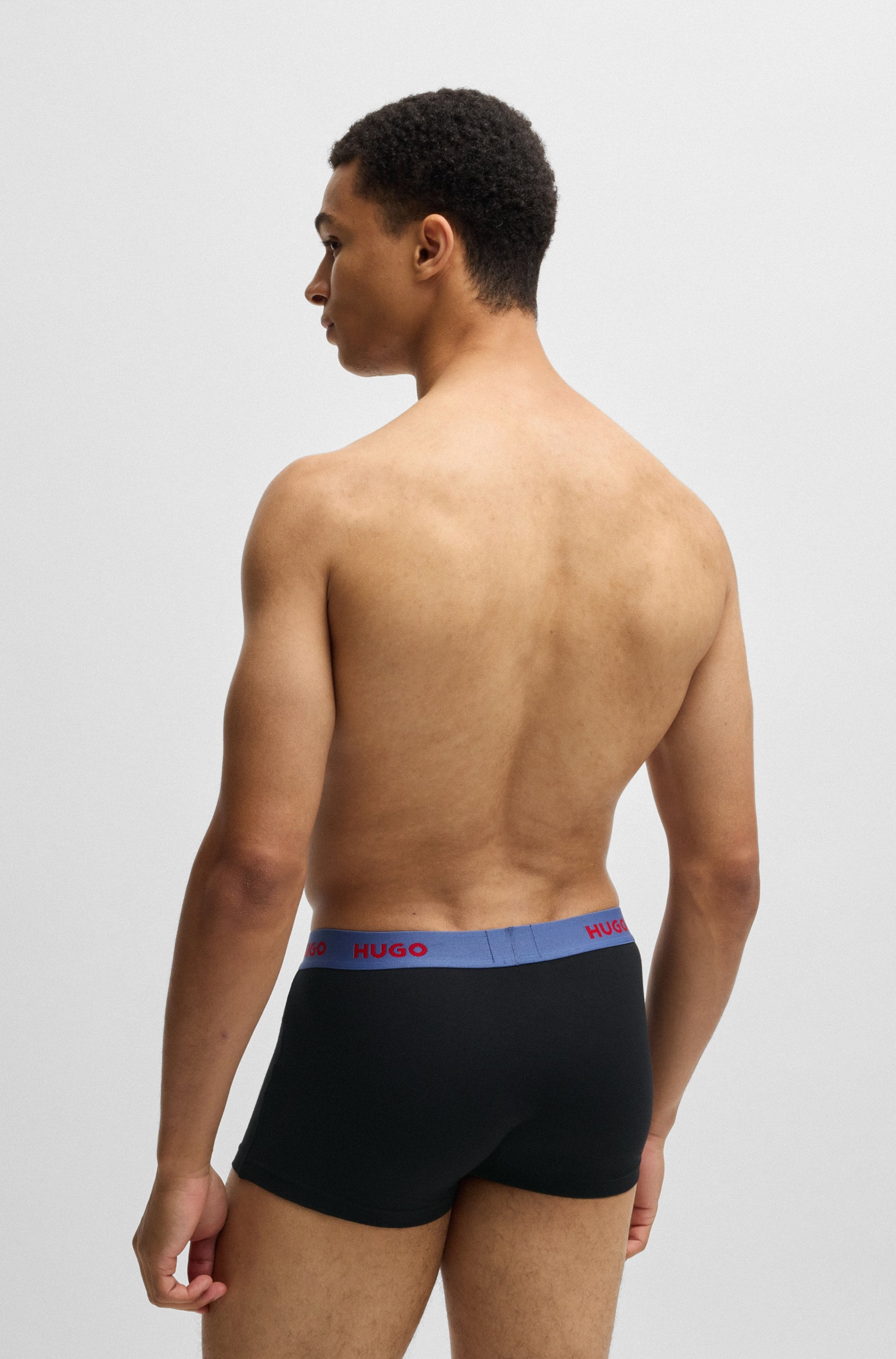 HUGO Underwear Trunk »TRUNK TRIPLET PACK«, (Packung, 3 St.), mit Logoschriftzug auf dem Bund