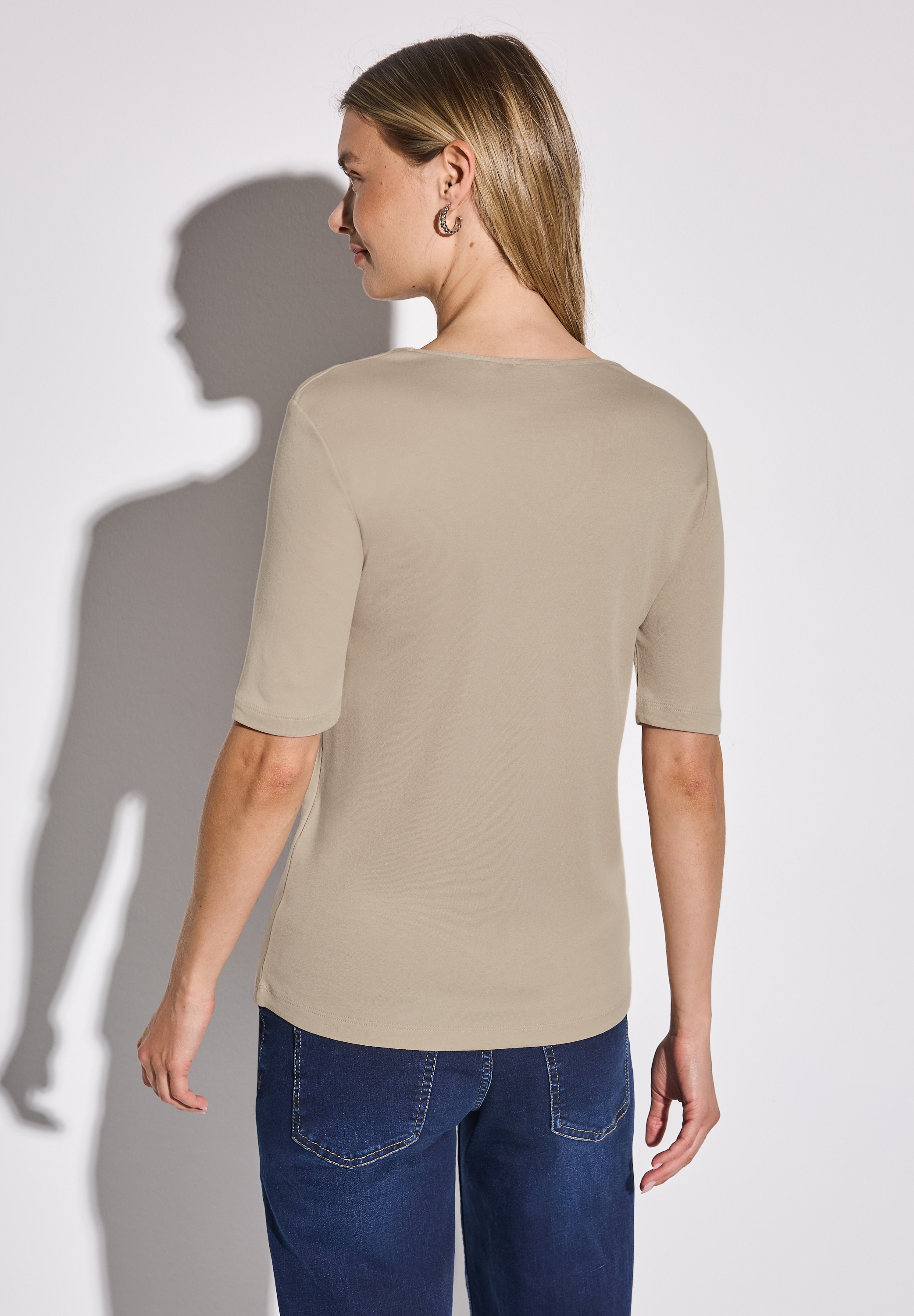 STREET ONE T-Shirt, im soften Baumwoll-Mix