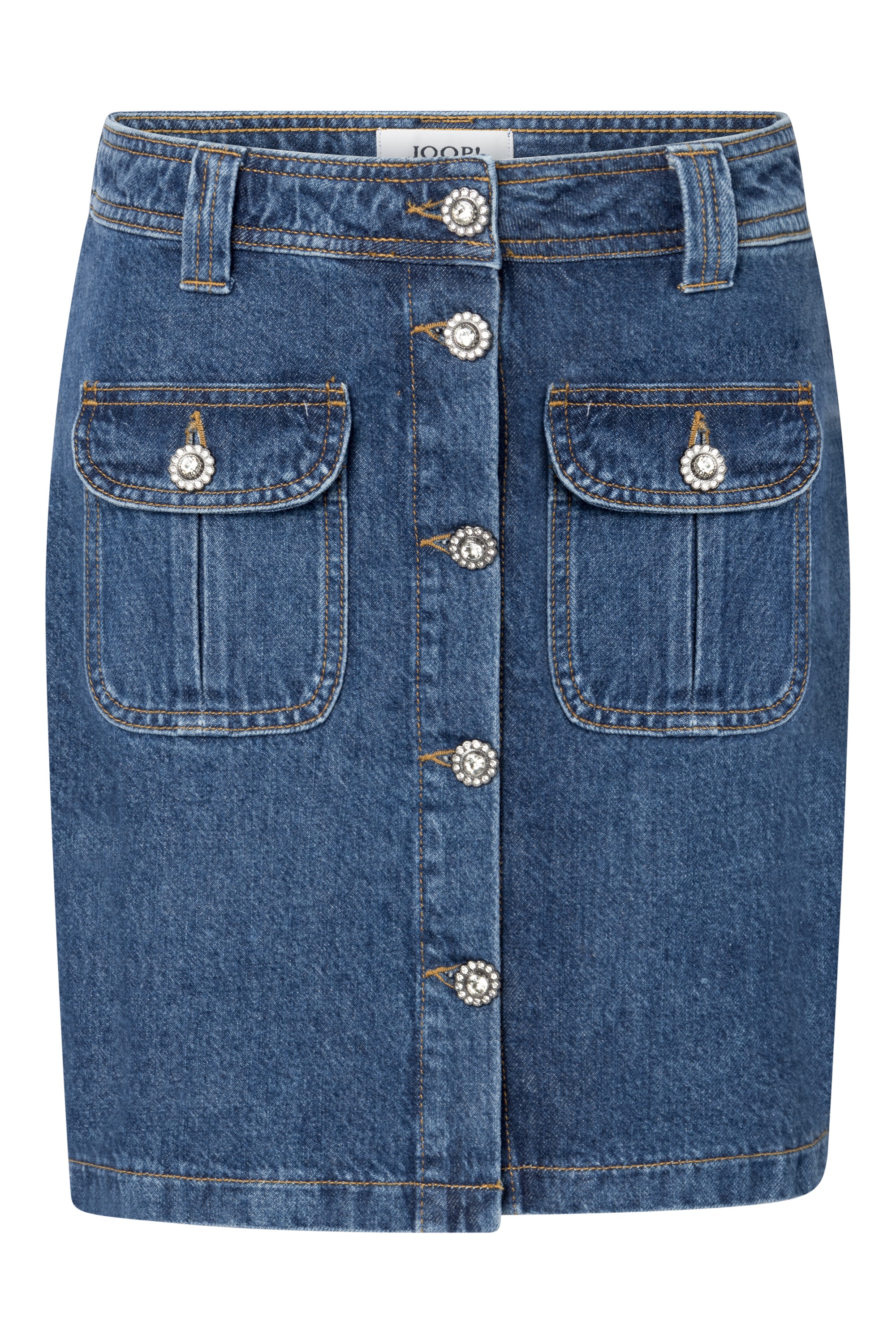 Thumbnail - Joop Jeans Jeansrock "Rosa" mit Schmuckknöpfen