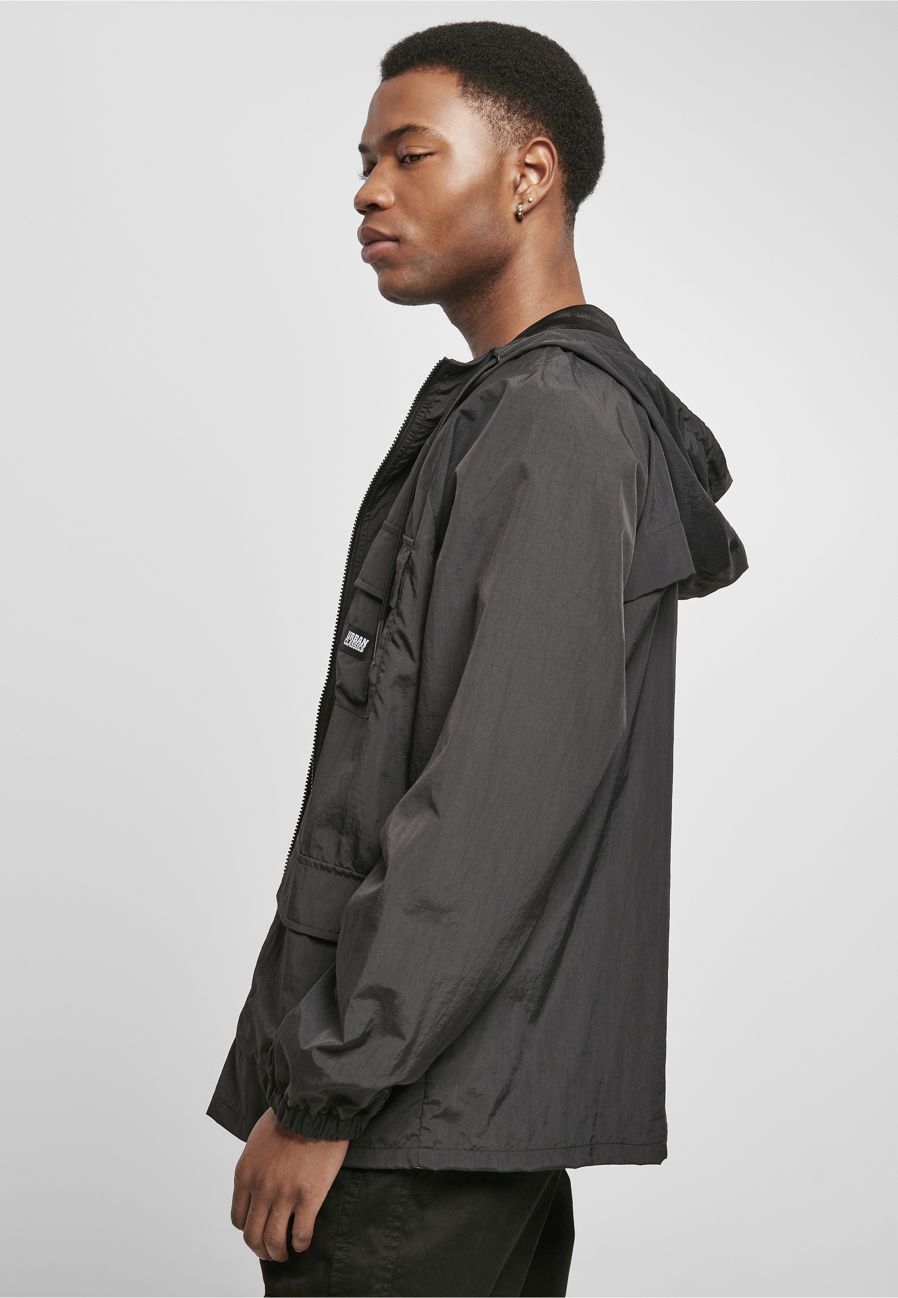 URBAN CLASSICS Allwetterjacke »Urban Classics Herren Commuter Parka« 1 Stk. tlg. mit Kapuze
