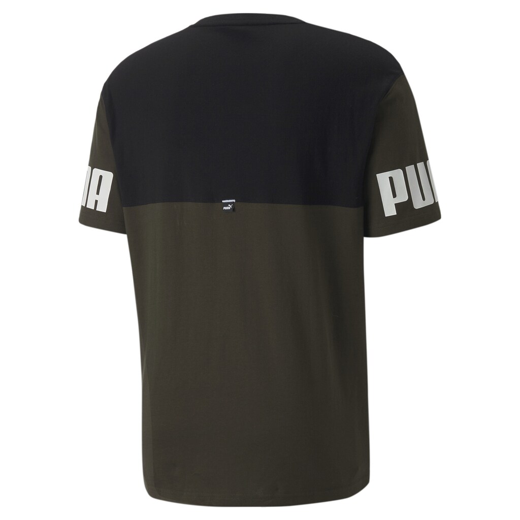 PUMA Trainingsshirt »Power Colourblock T-Shirt Herren«