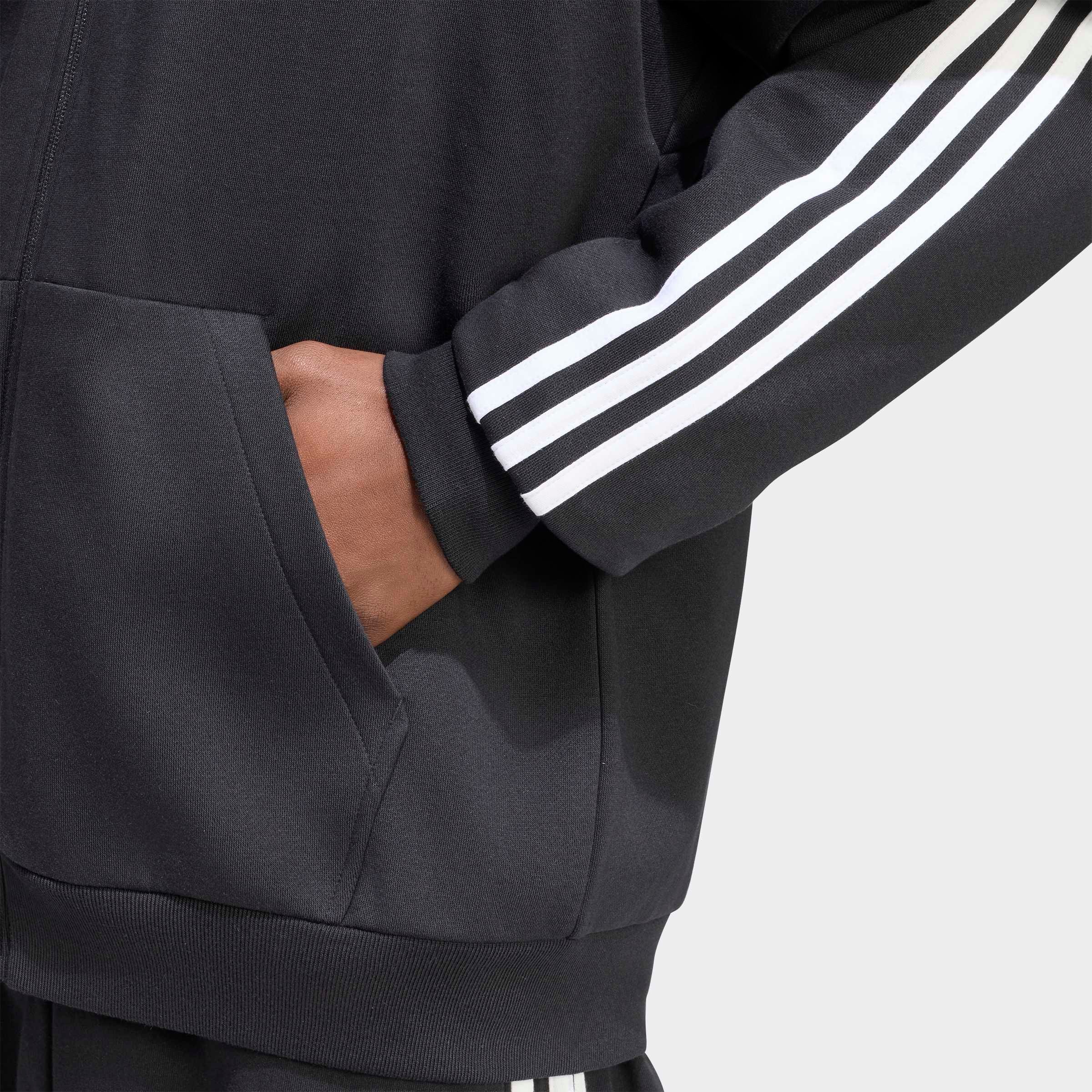 adidas Sportswear Kapuzensweatshirt »ESSENTIALS 3-STREIFEN FLEECE«
