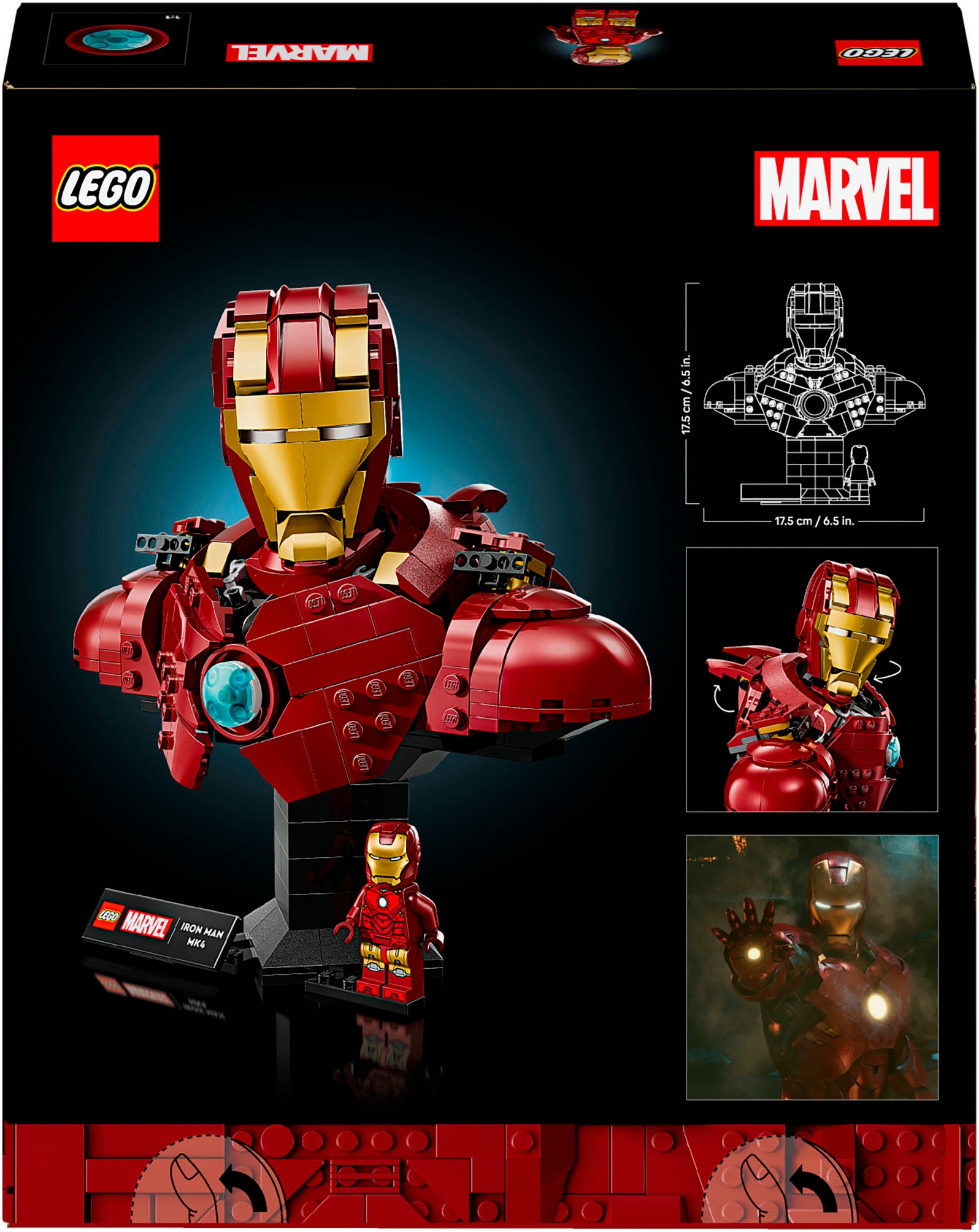 LEGO® Konstruktionsspielsteine »Iron Man MK4 (76327), LEGO Super Heroes«, (436 St.), Made in Europe