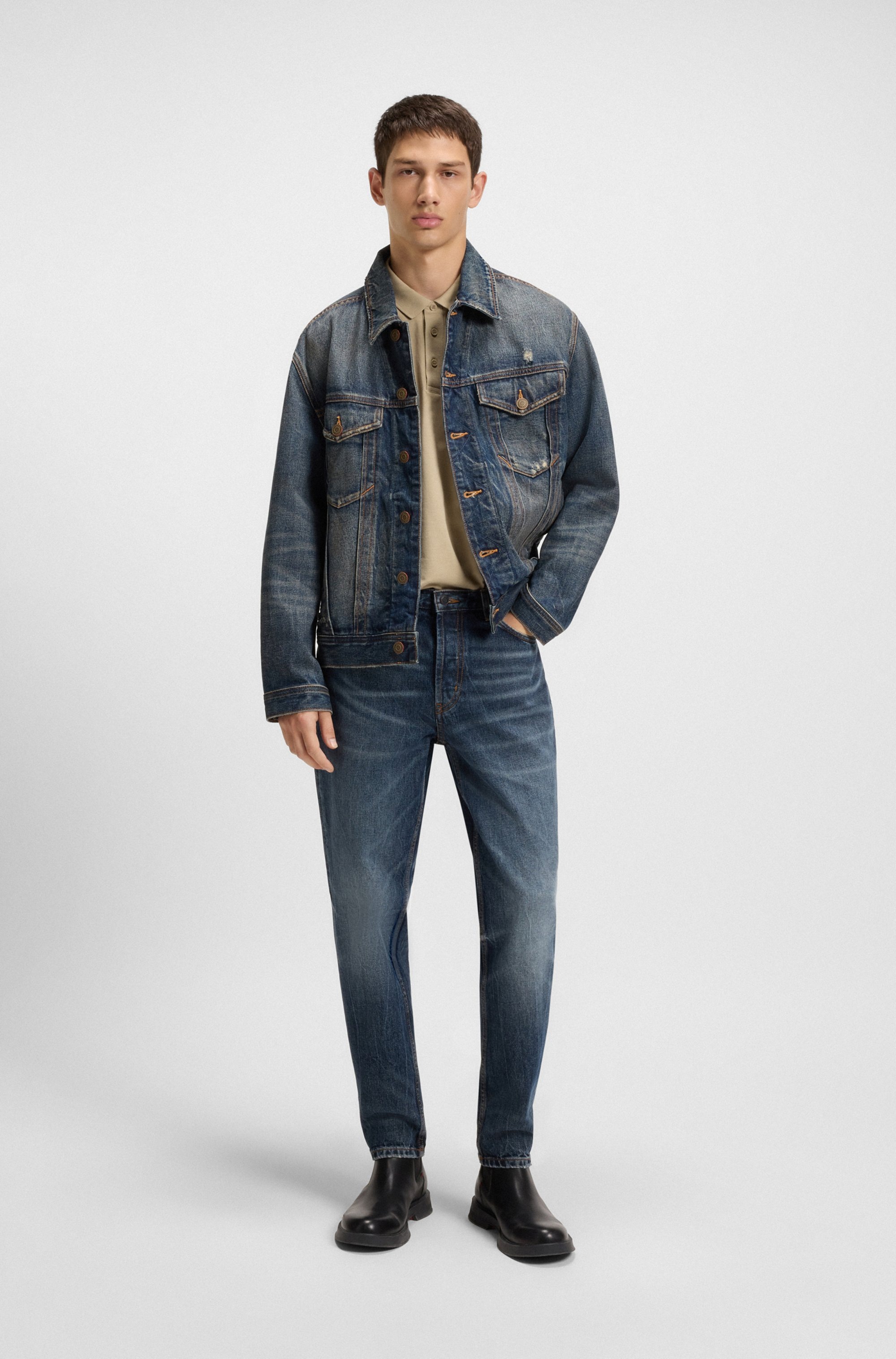 Thumbnail - HUGO Poloshirt "Donos" Regular Fit, Baumwoll-Piqué