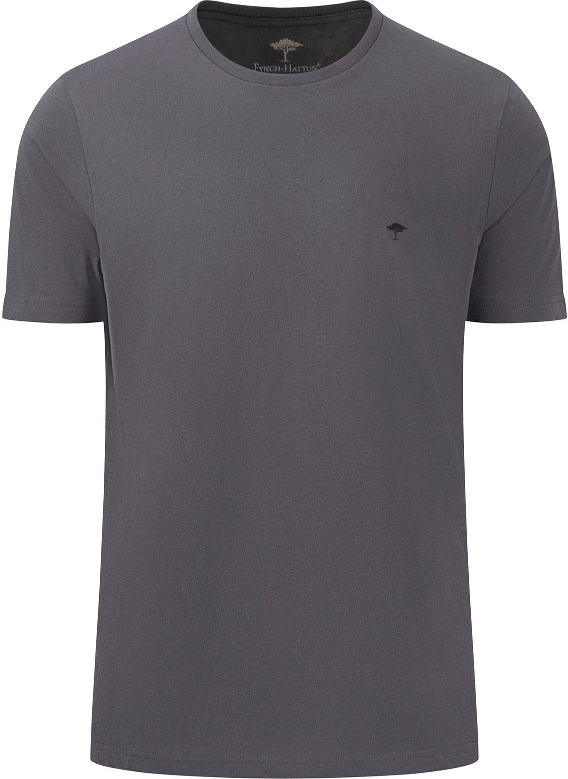 FYNCH-HATTON T-Shirt, mit Rundhals und Logo-Stickerei günstig online kaufen