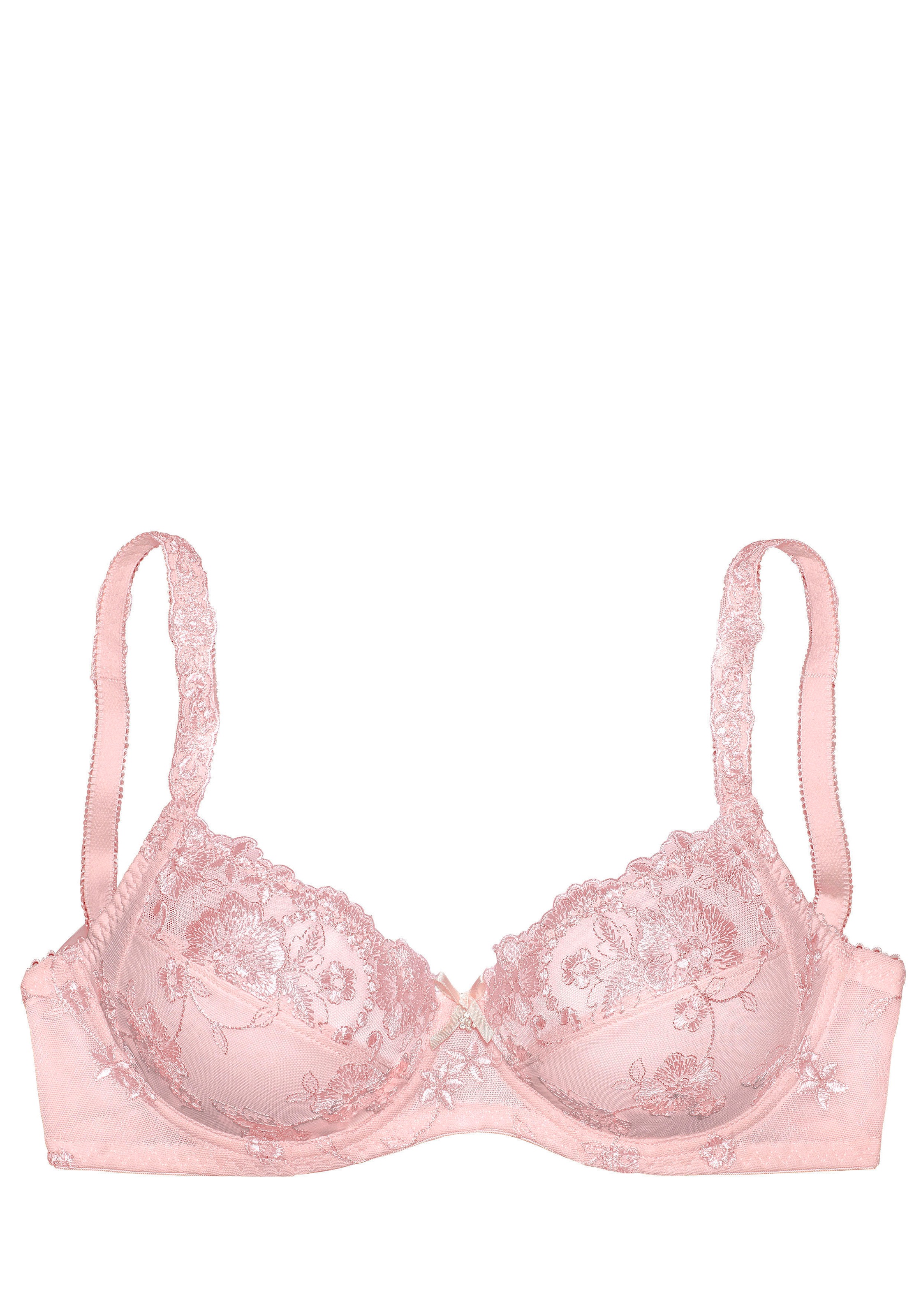 LASCANA Bügel-BH "Wanda", mit Stickerei Spitze in floraler Optik, Dessous günstig online kaufen
