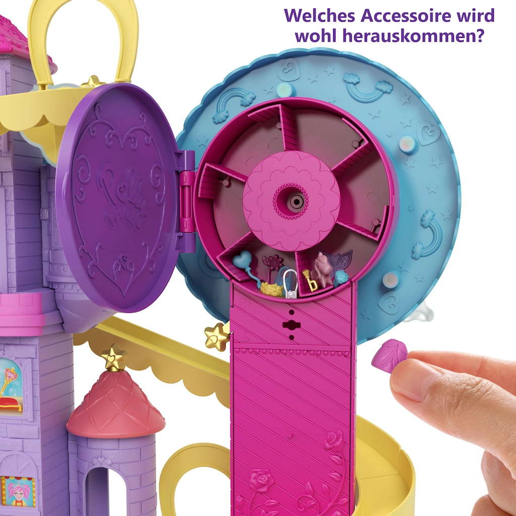 Polly Pocket Spielwelt »Pollyville Regenbogen-Einhornspaß Freizeitpark«