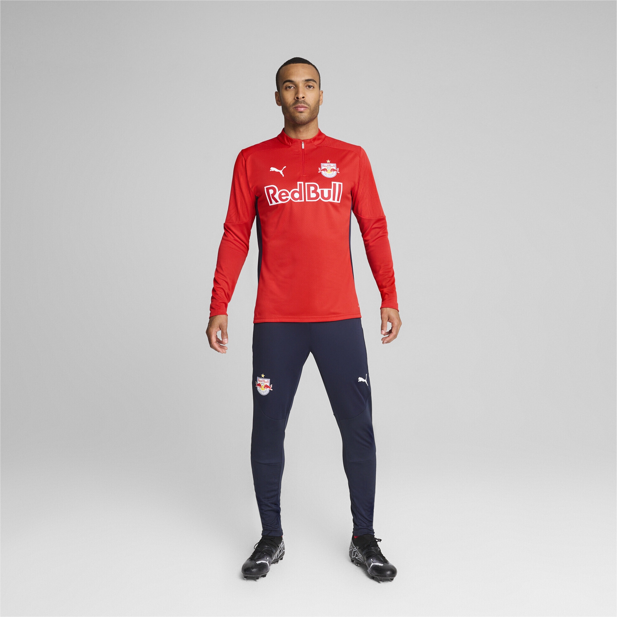 PUMA T-Shirt »FC Red Bull Salzburg Trainingsoberteil mit viertellangem«