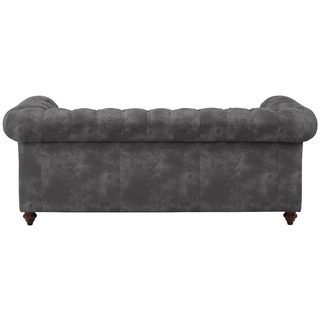 Home affaire Chesterfield-Sofa »Chesterfield 3-Sitzer B/T/H: 198/89/74 cm«