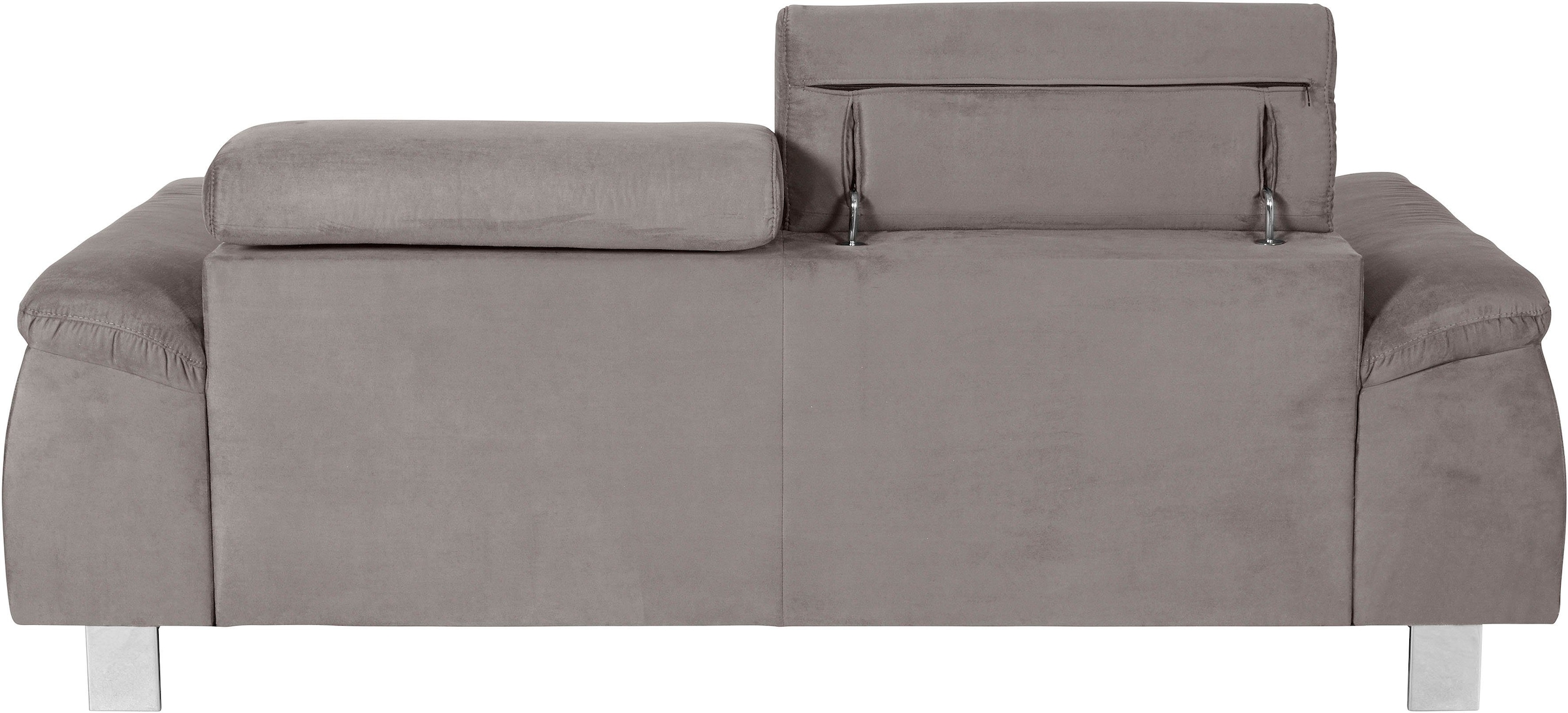 COTTA Polstergarnitur »Komaris, B: 193 bzw. 100 cm« Set,  Set: 3er-Sofa & Hocker, mit Kopfteilverstellung