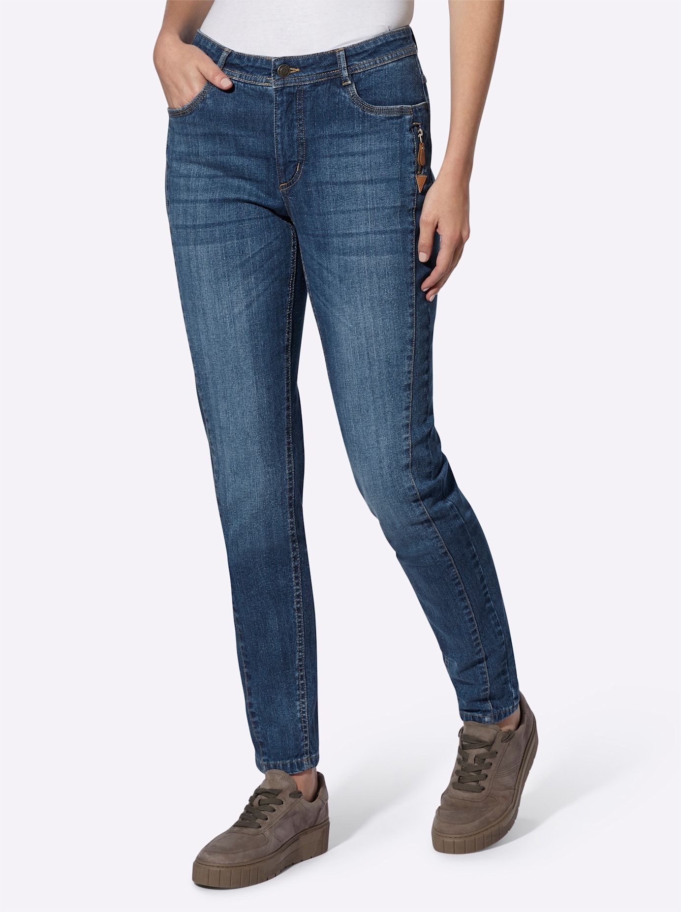 Casual Looks 5-Pocket-Jeans, (1 tlg.) günstig online kaufen