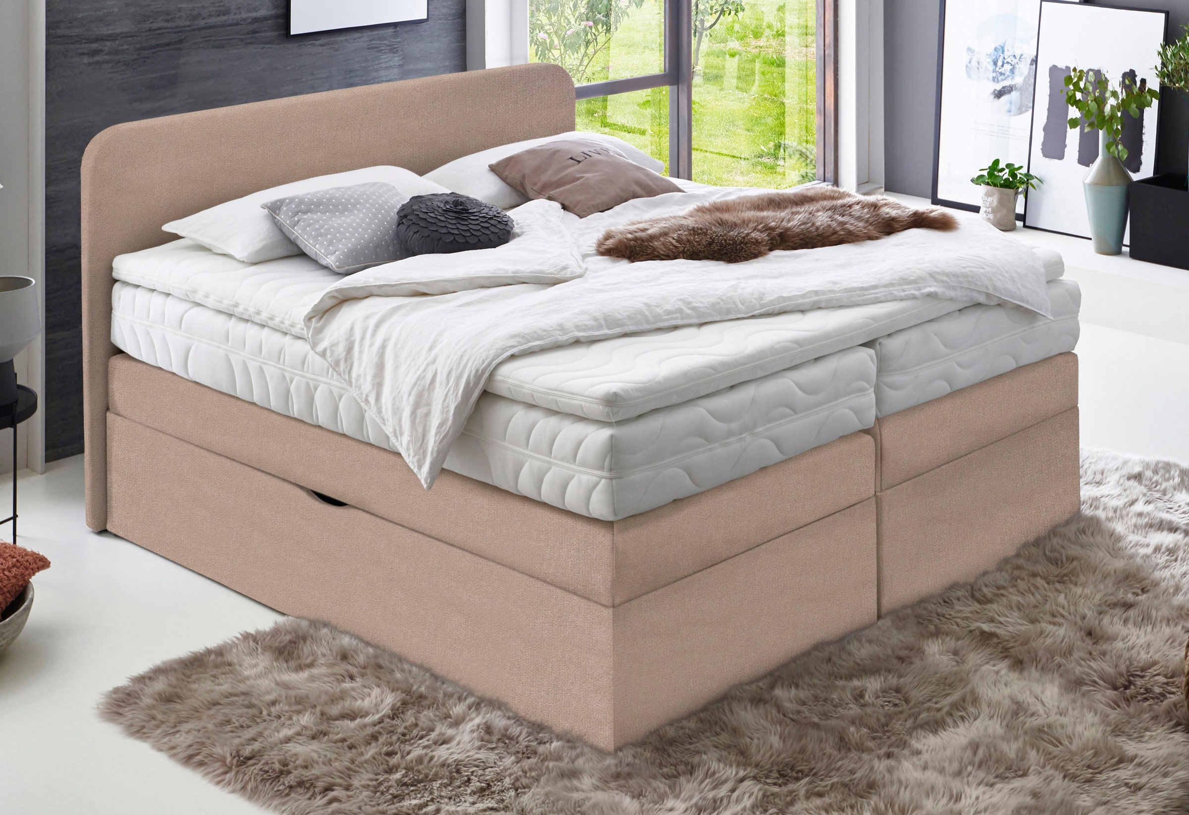 Thumbnail - Westfalia Schlafkomfort Boxspringbett wahlweise mit Bettkasten