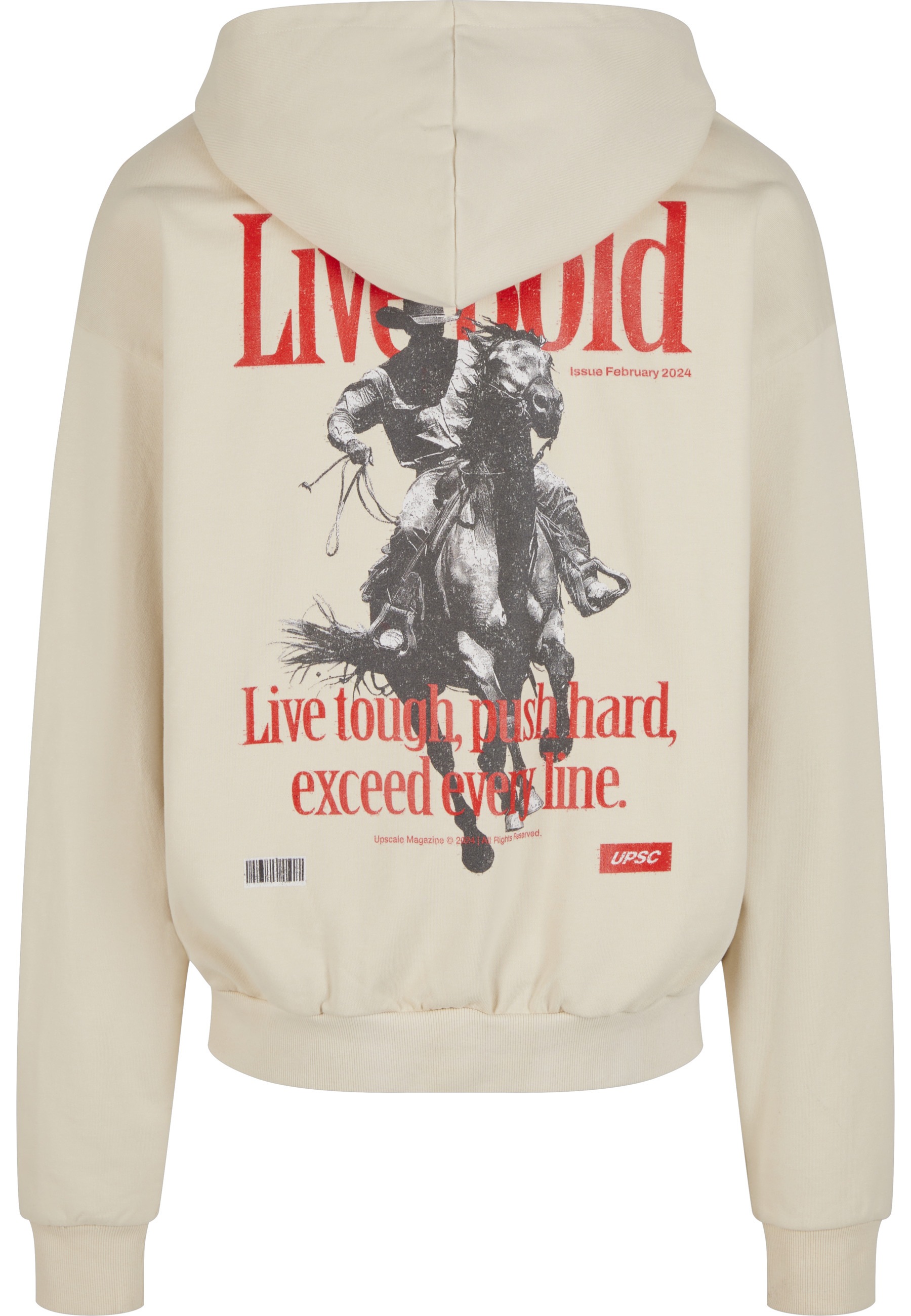 Upscale by Mister Tee Kapuzenpullover "Upscale by Mister Tee Live Bold Over günstig online kaufen