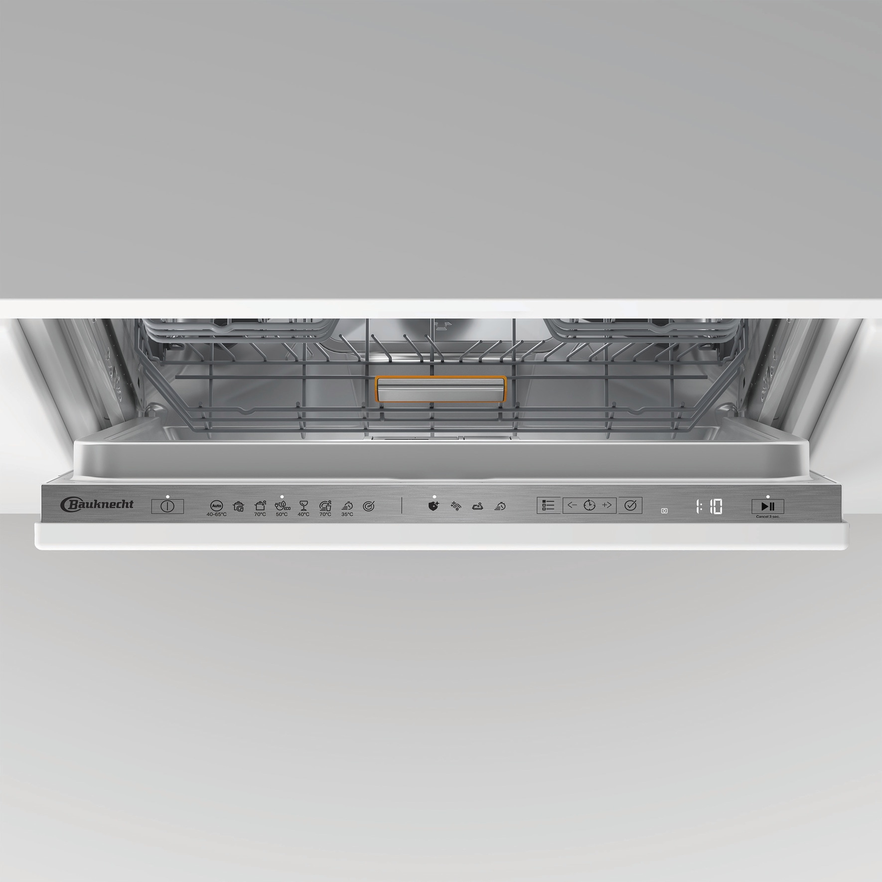 BAUKNECHT vollintegrierbarer Geschirrspüler XXL »BKKR IAXL« 14 tlg. Maßgedecke XXL Geschirrspüler - 4,1 cm höher als Standardmodelle