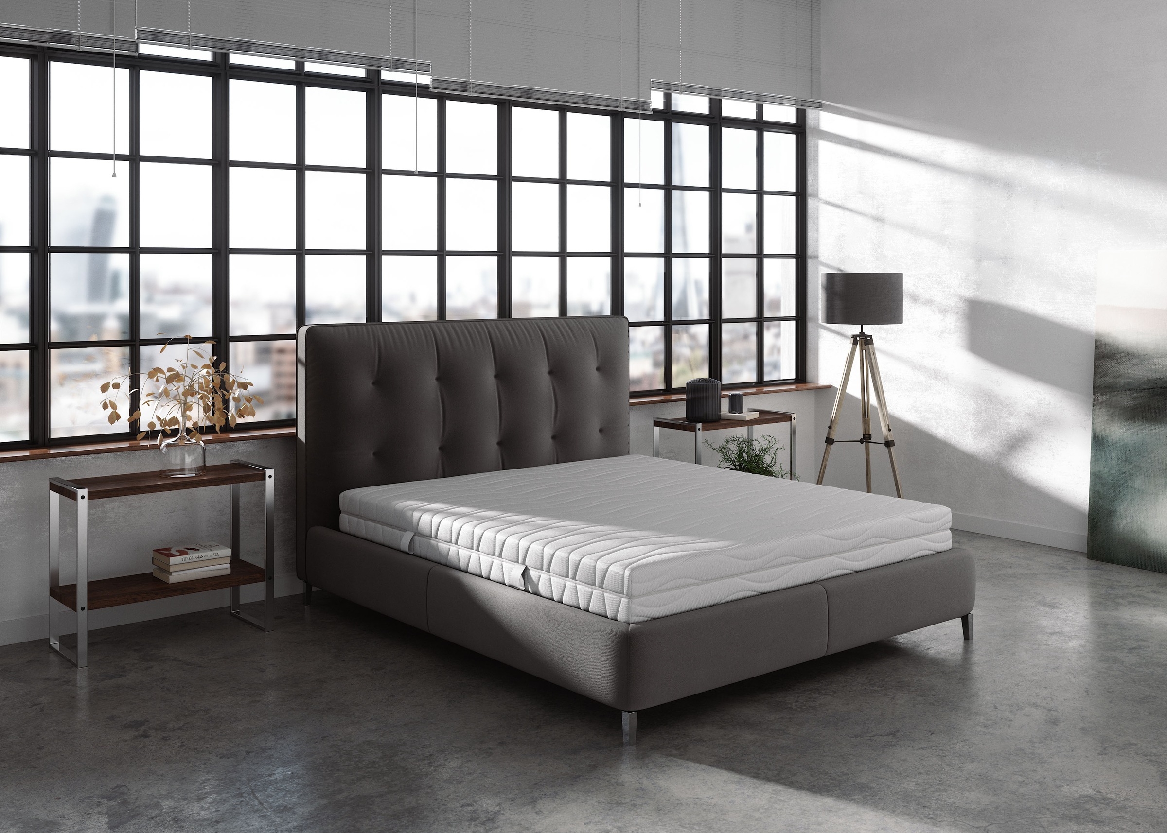 Thumbnail - my home Taschenfederkernmatratze "Black Diamond Comfort, Matratze 90x200, 140x200 cm & weitere Größen" 20 cm hoch 500 Fe...