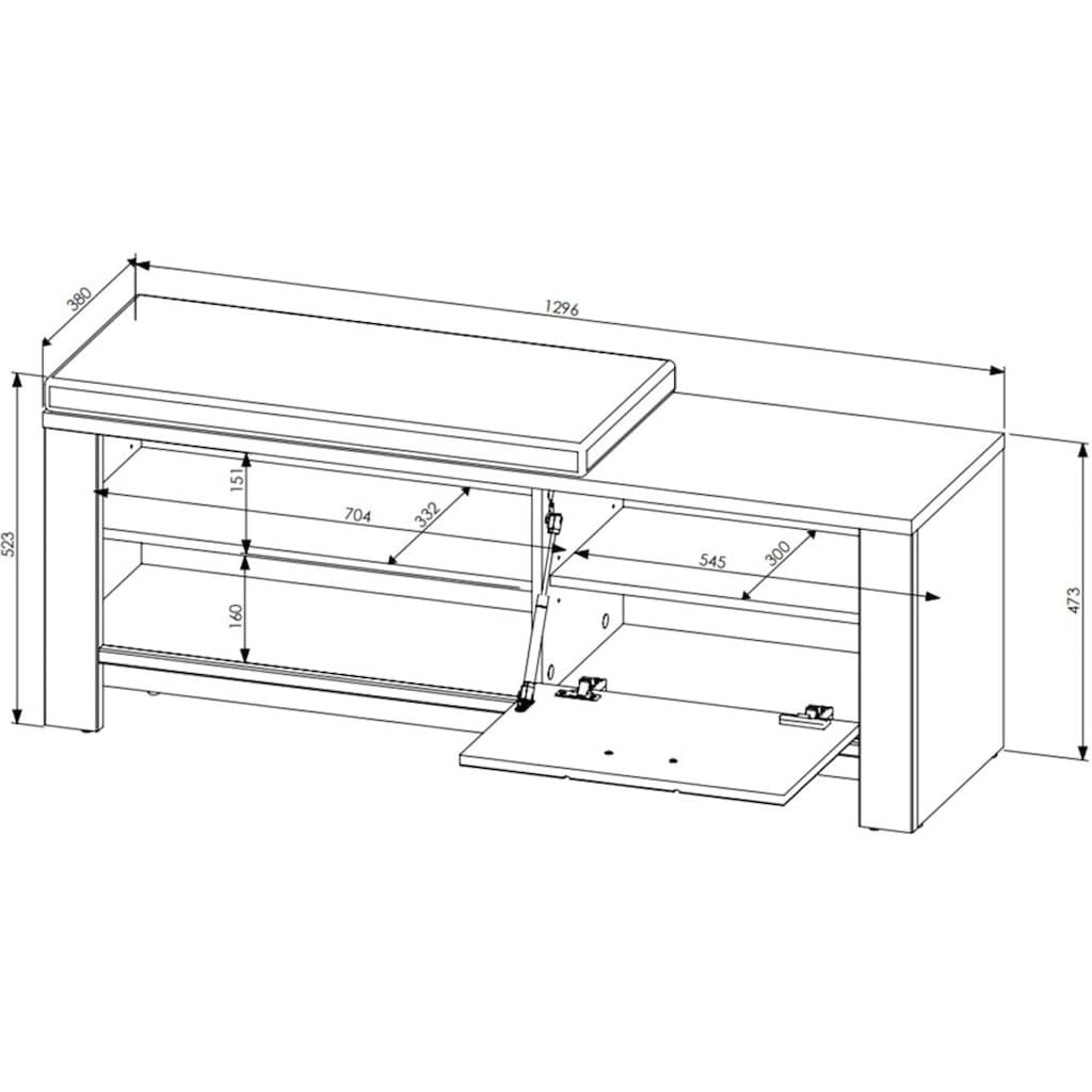 Innostyle Garderoben-Set »DIJON«, (Komplett-Set, 3 St.)