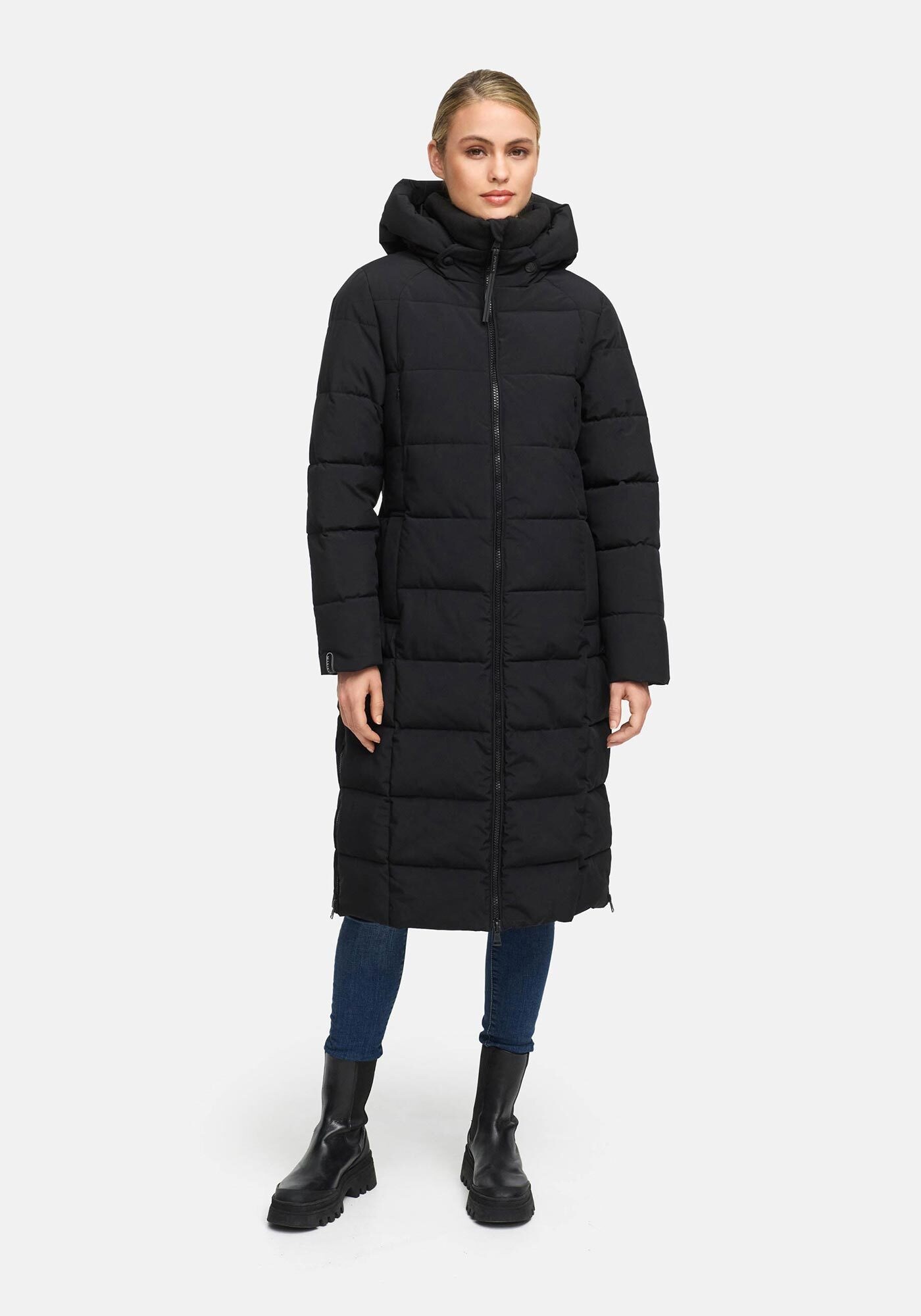 Marikoo Winterjacke »Lanitaa«, Windschutz durch hochschließenden Kragen