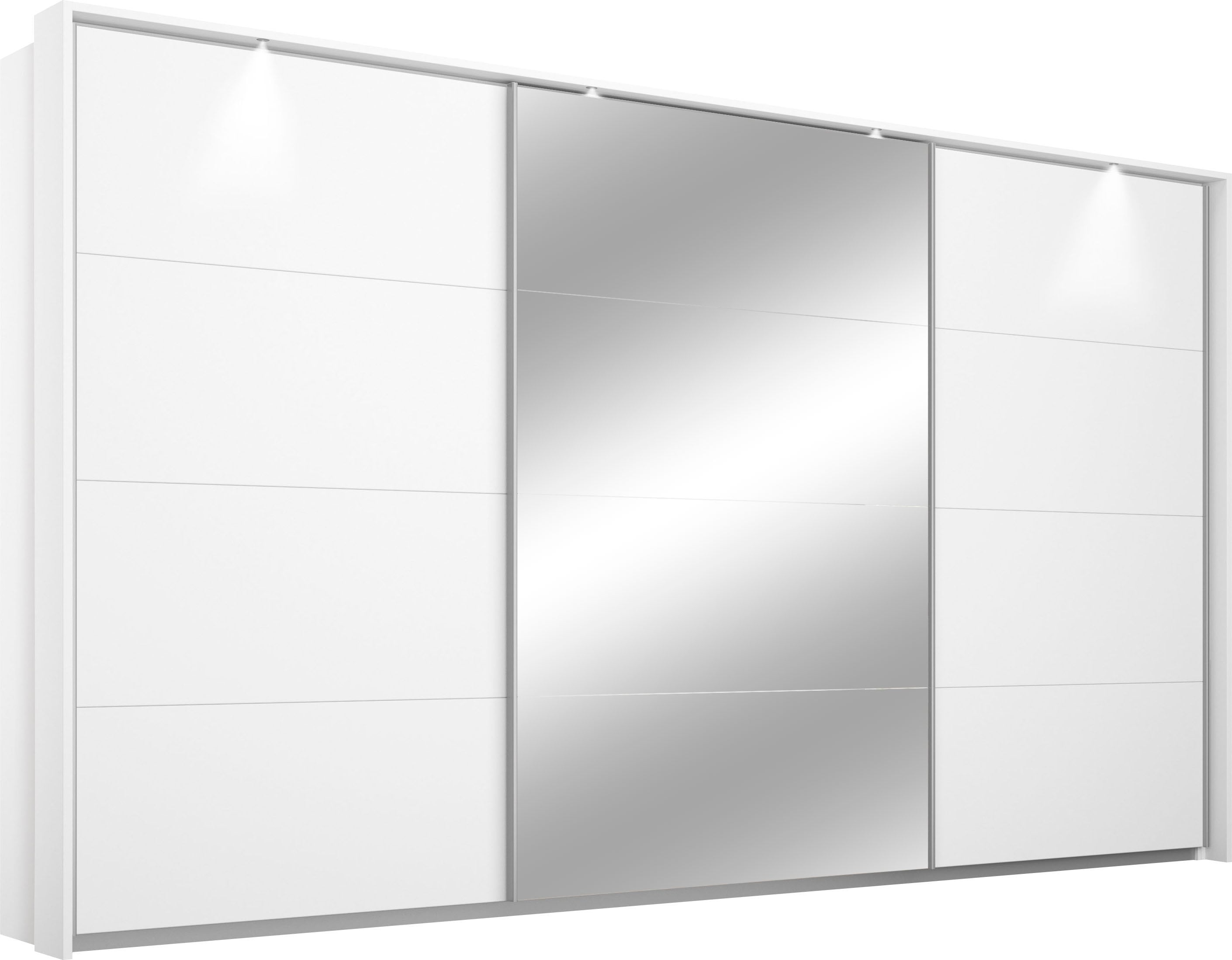 OTTO home Kleiderschrank "Kleiderschrank Schrank Garderobe Wäscheschrank TOMA mit Passepartout" Breiten 211/278/323/368 cm, Höhen 214/233 cm inkl. Passepartout, inkl. Regaleinsatz sowie zusätzlichen Einlegeböden MADE IN GERMANY