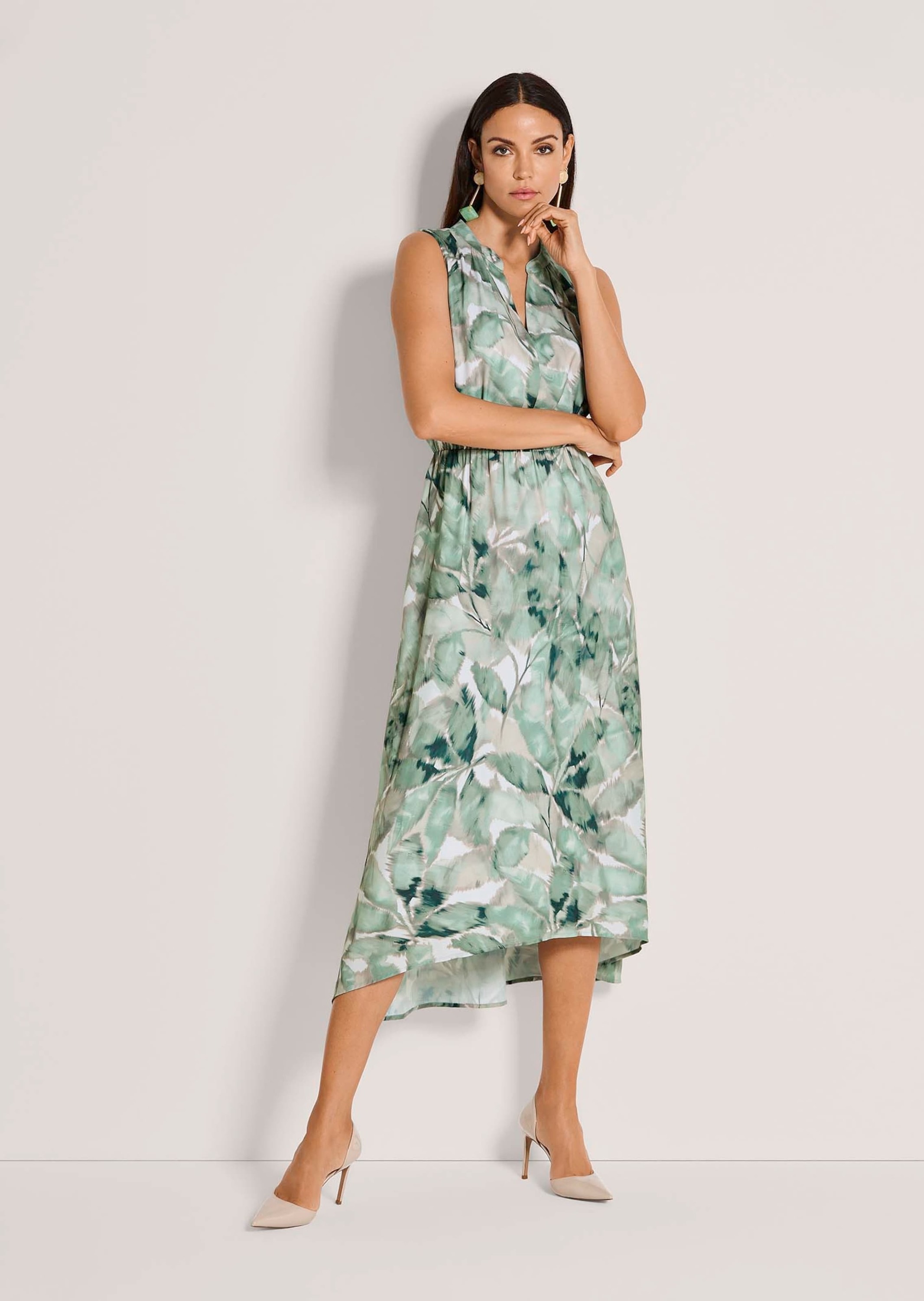 Thumbnail - MADELEINE Midikleid "Druckkleid Midikleid mit floralem Muster" Taillenzug