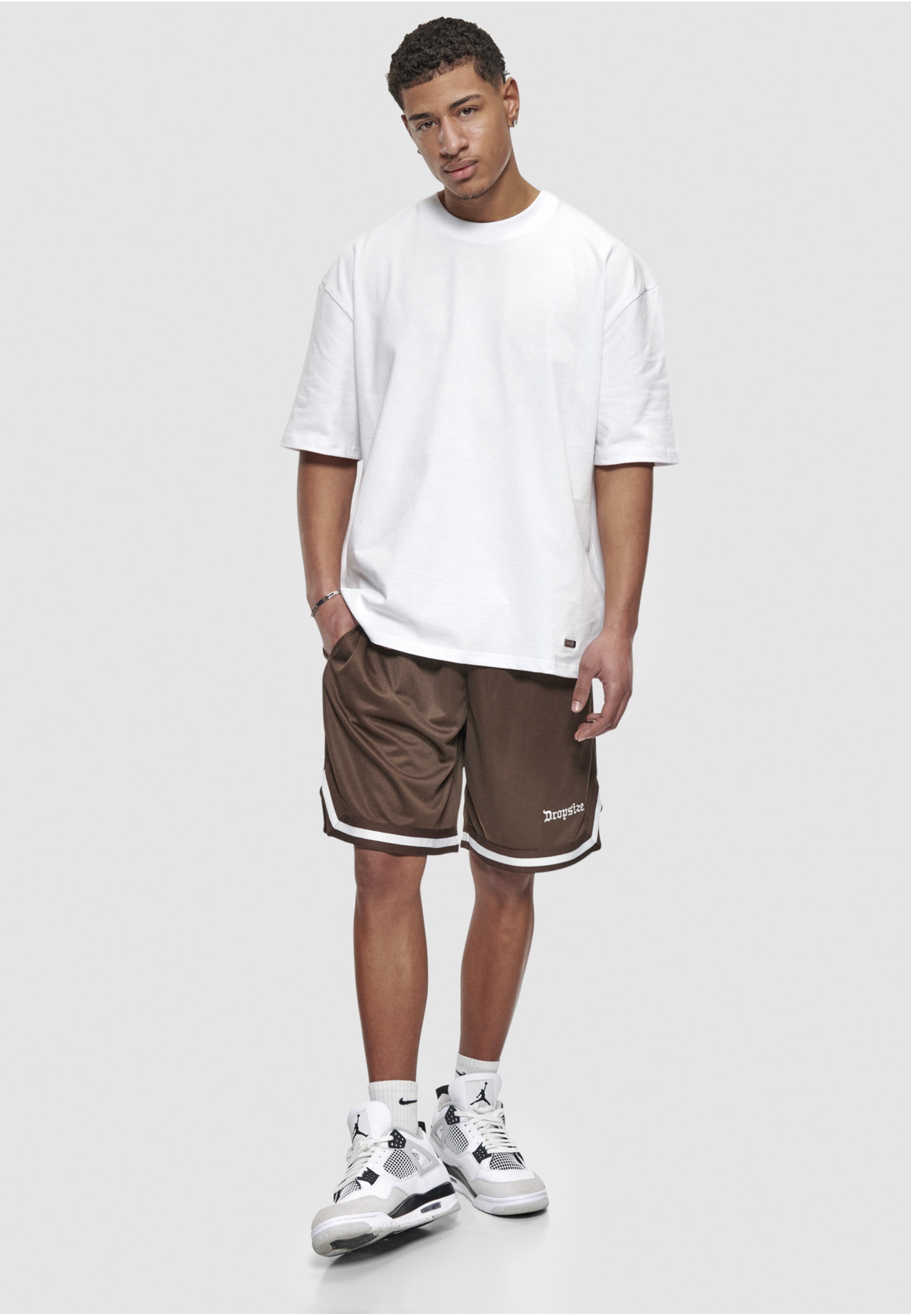 Dropsize Shorts »Dropsize Herren Dropsize Logo Mesh Shorts«
