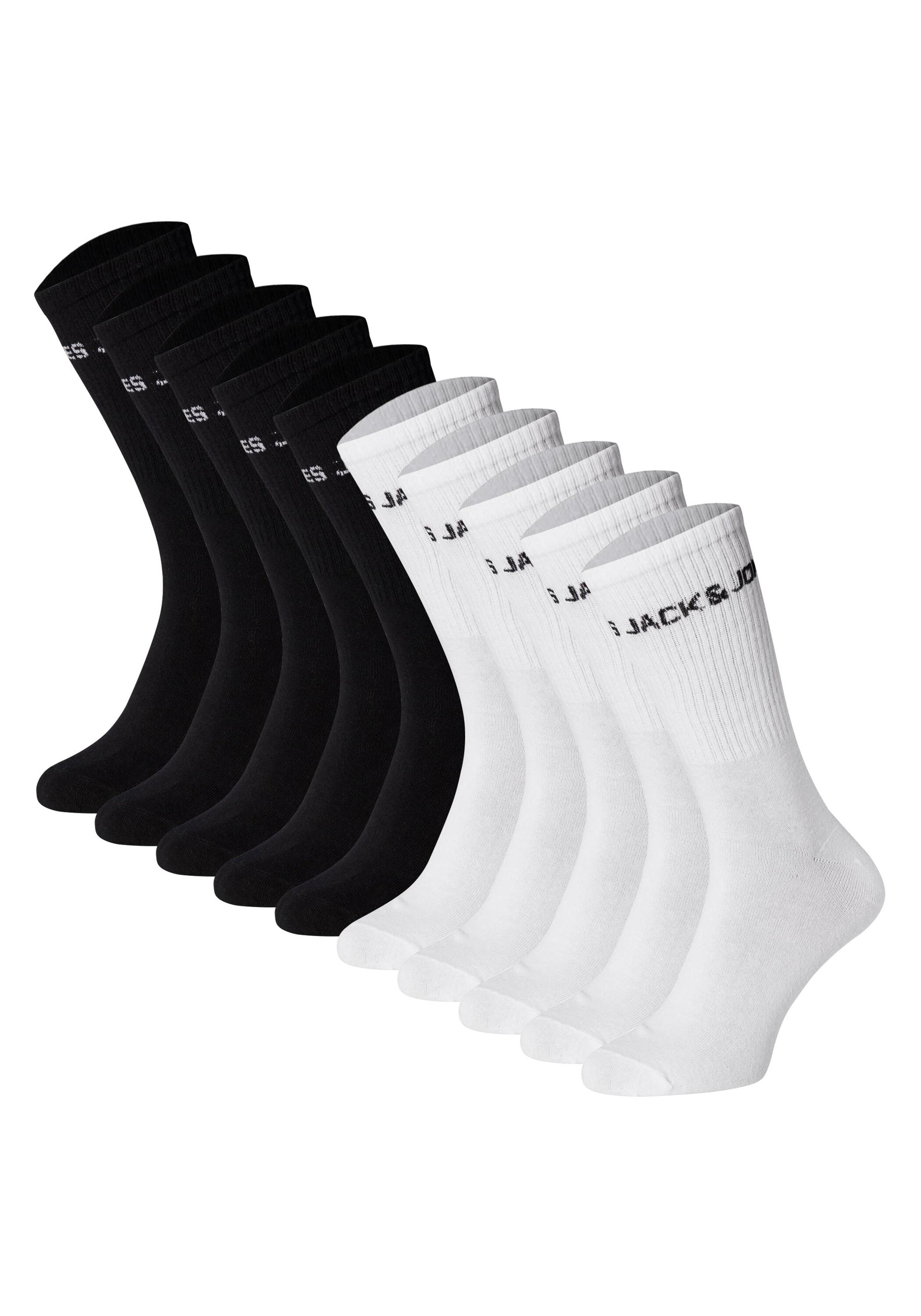 Jack & Jones Kurzsocken "Socken Jacbasic Logo Tennis Sock 10 Pack Jnr 10er Pack"