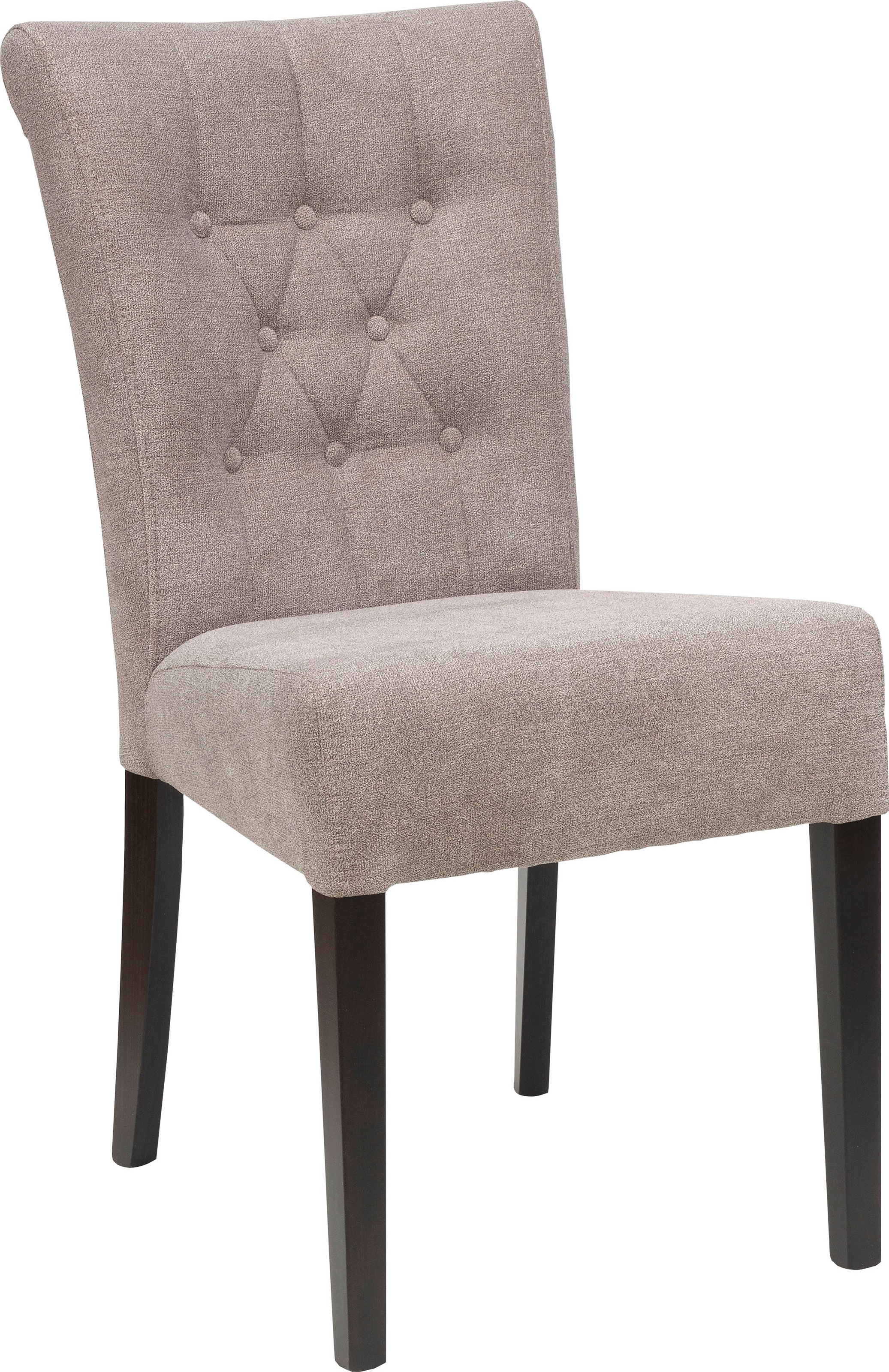 Home affaire Esszimmerstuhl »Queen BESTSELLER«, (Set), 2 St., Feinstruktur, Polsterstuhl mit Knopfheftung, 2er, 4er oder 6er Set