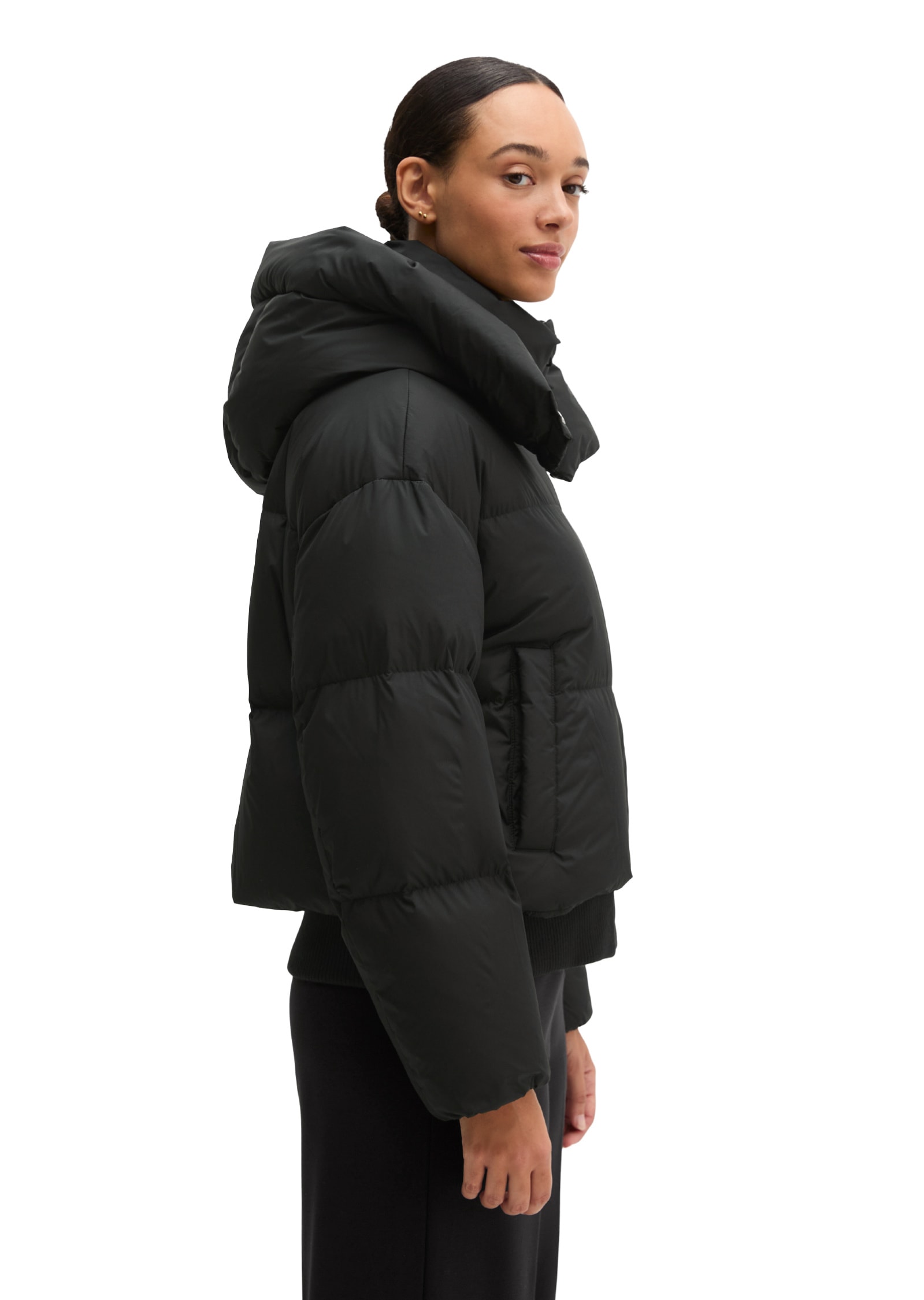 Marc O'Polo Outdoorjacke »aus recycelten Materialien« ohne Kapuze