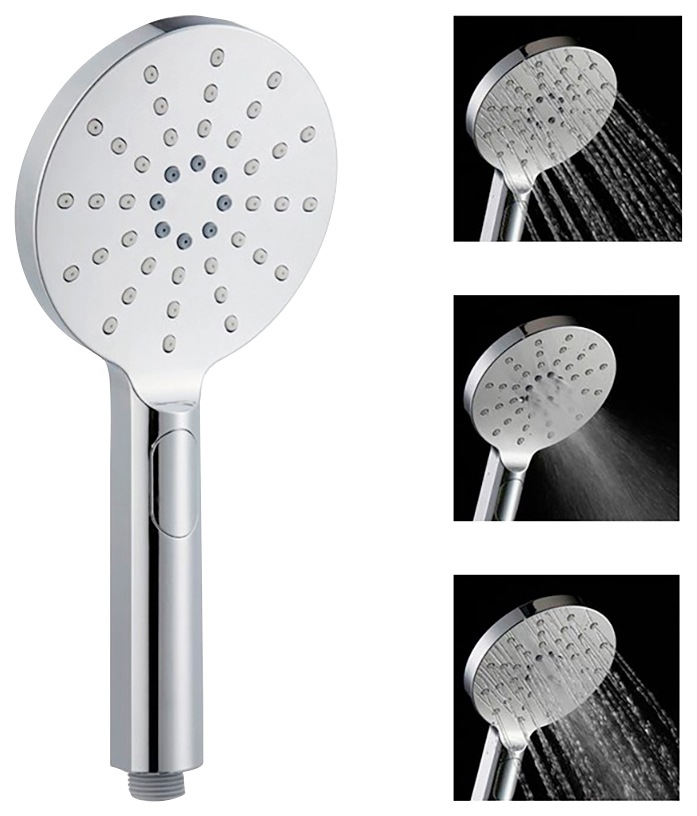 Marwell Handbrause "Silver Rainstar" 3 verschiedenen Strahlarten, verchromt günstig online kaufen