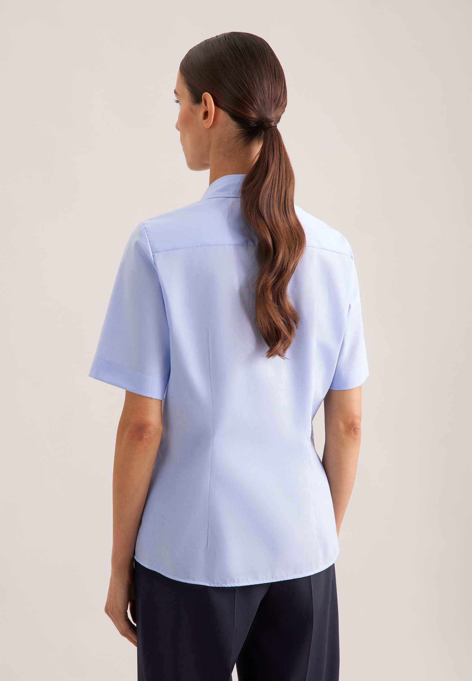seidensticker Hemdbluse 1/2 Kragen Uni günstig online kaufen