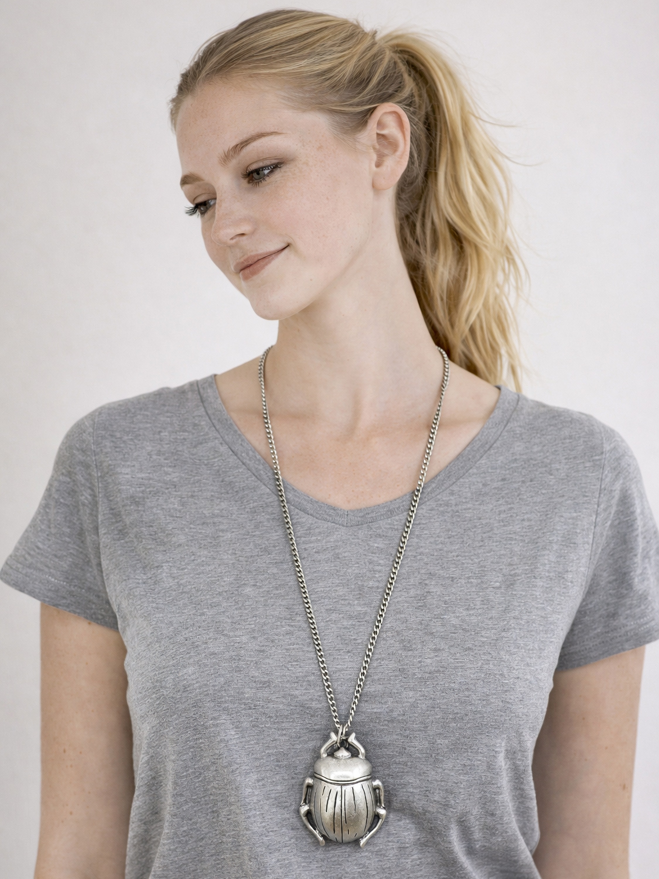 COLLEZIONE ALESSANDRO Lange Kette "Ägypten" mit XL Skarabäus Anhänger günstig online kaufen