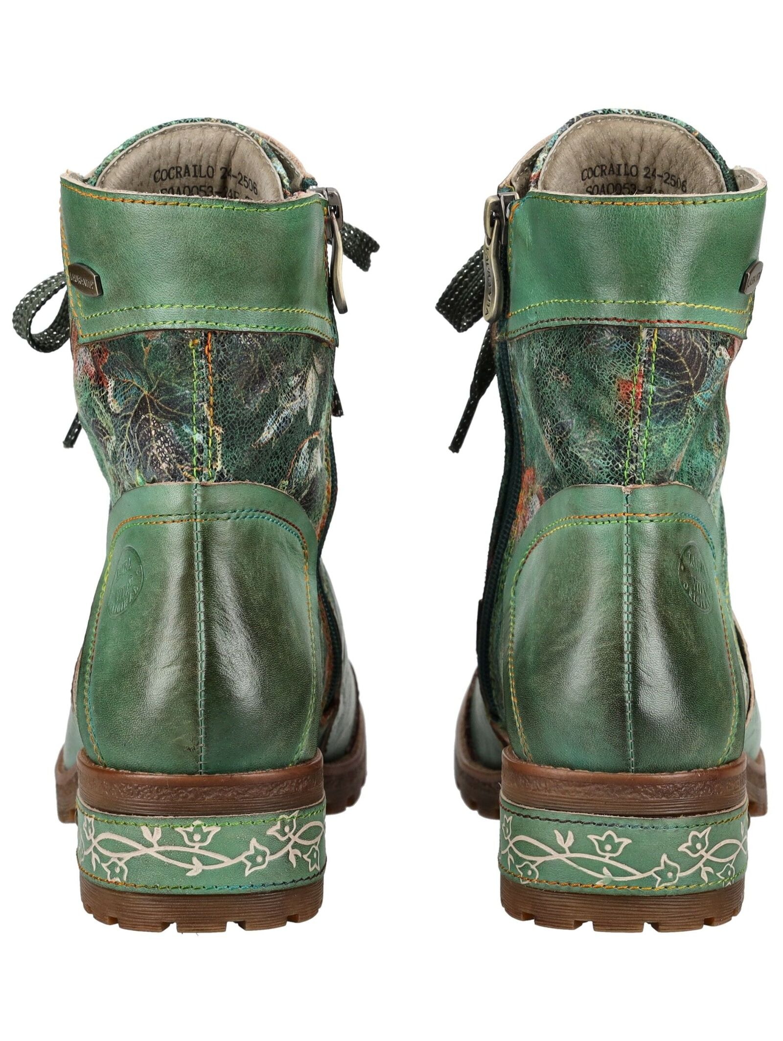 LAURA VITA Schnürstiefelette »LAURA VITA Stiefelette Lederimitat/Textil«