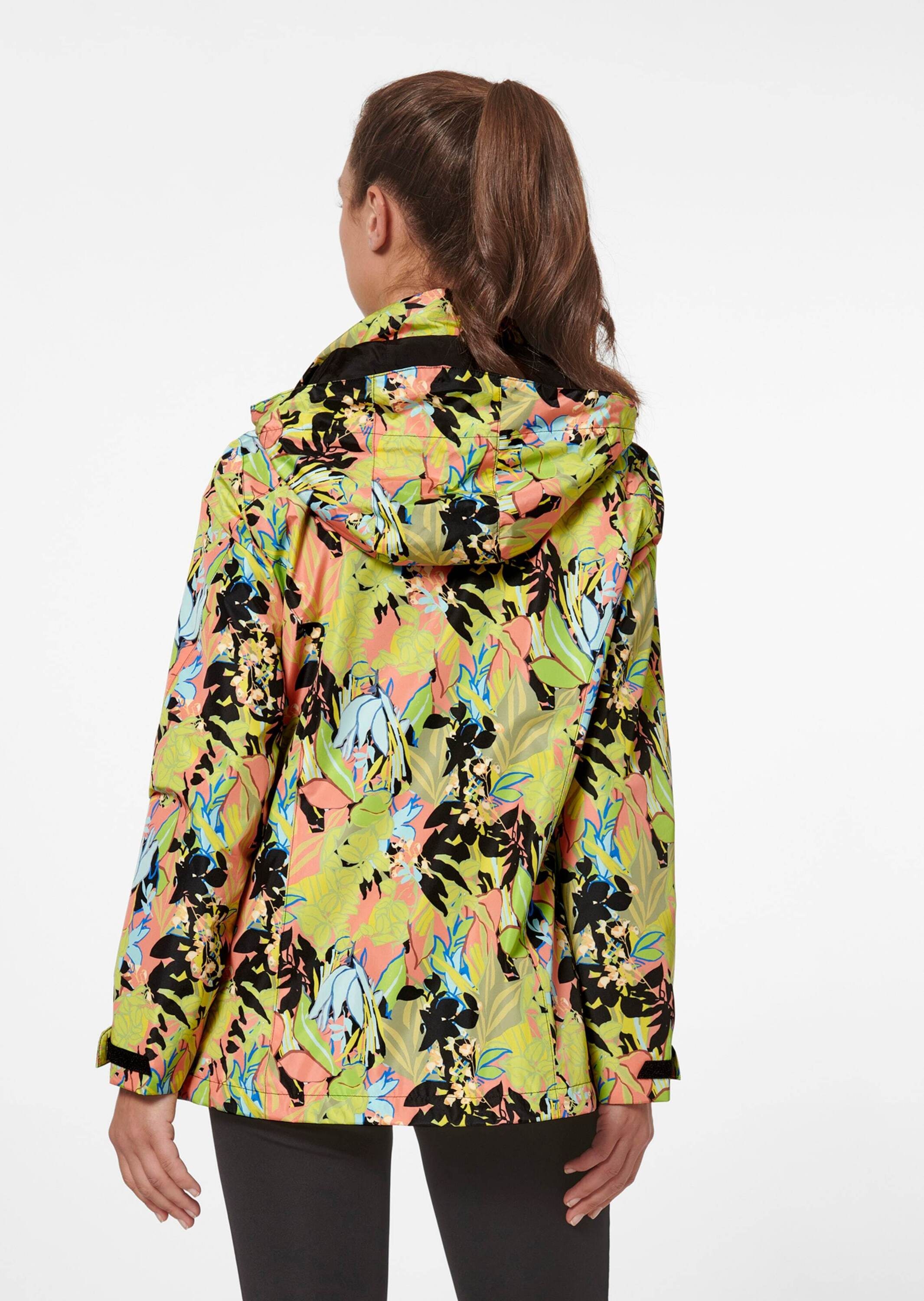 MADELEINE Outdoorjacke »Jacke Bedruckte Outdoorjacke mit Kapuze«