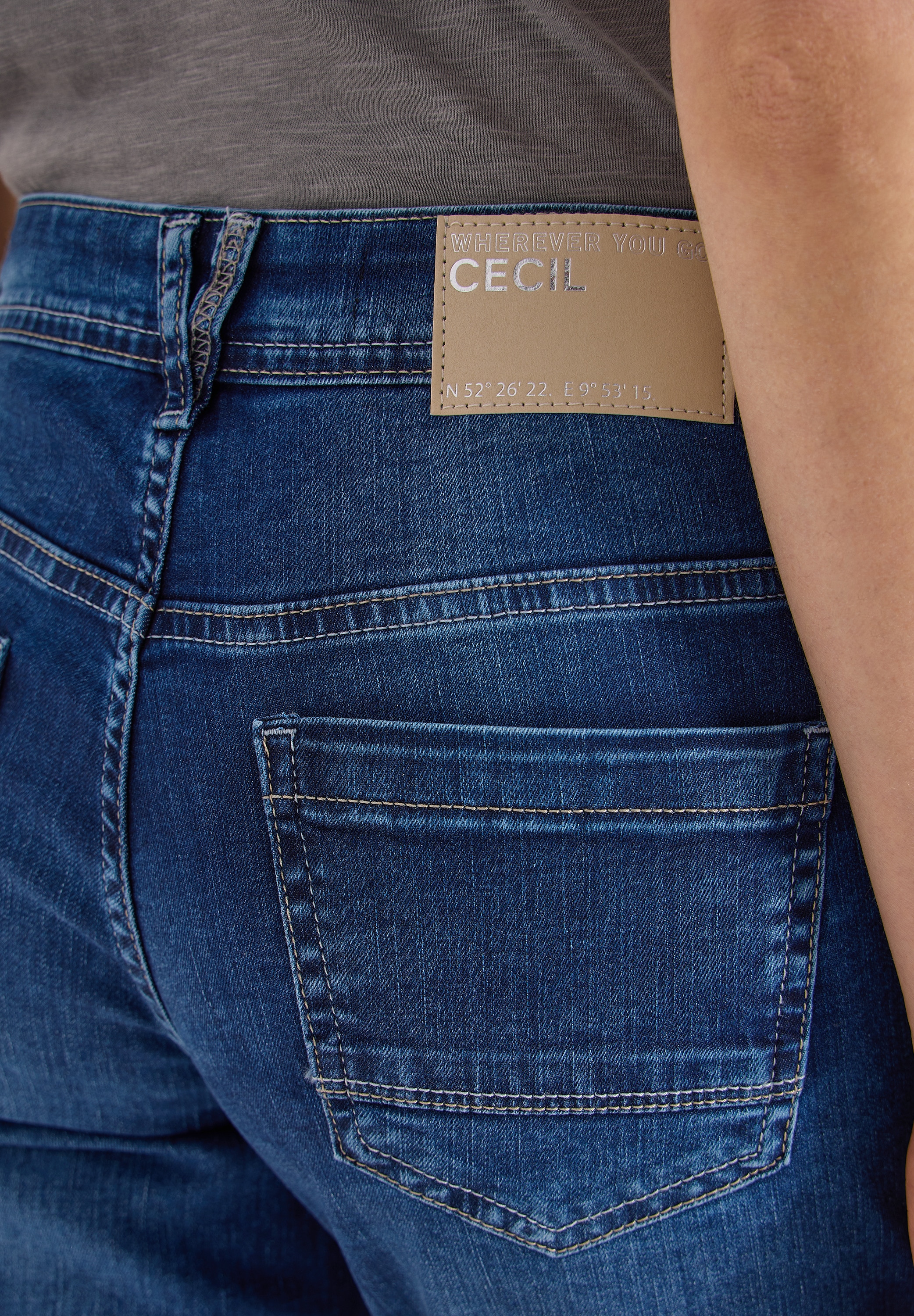 Cecil 3/4-Jeans »Style Scarlett« im Casual Fit und mit Stretch