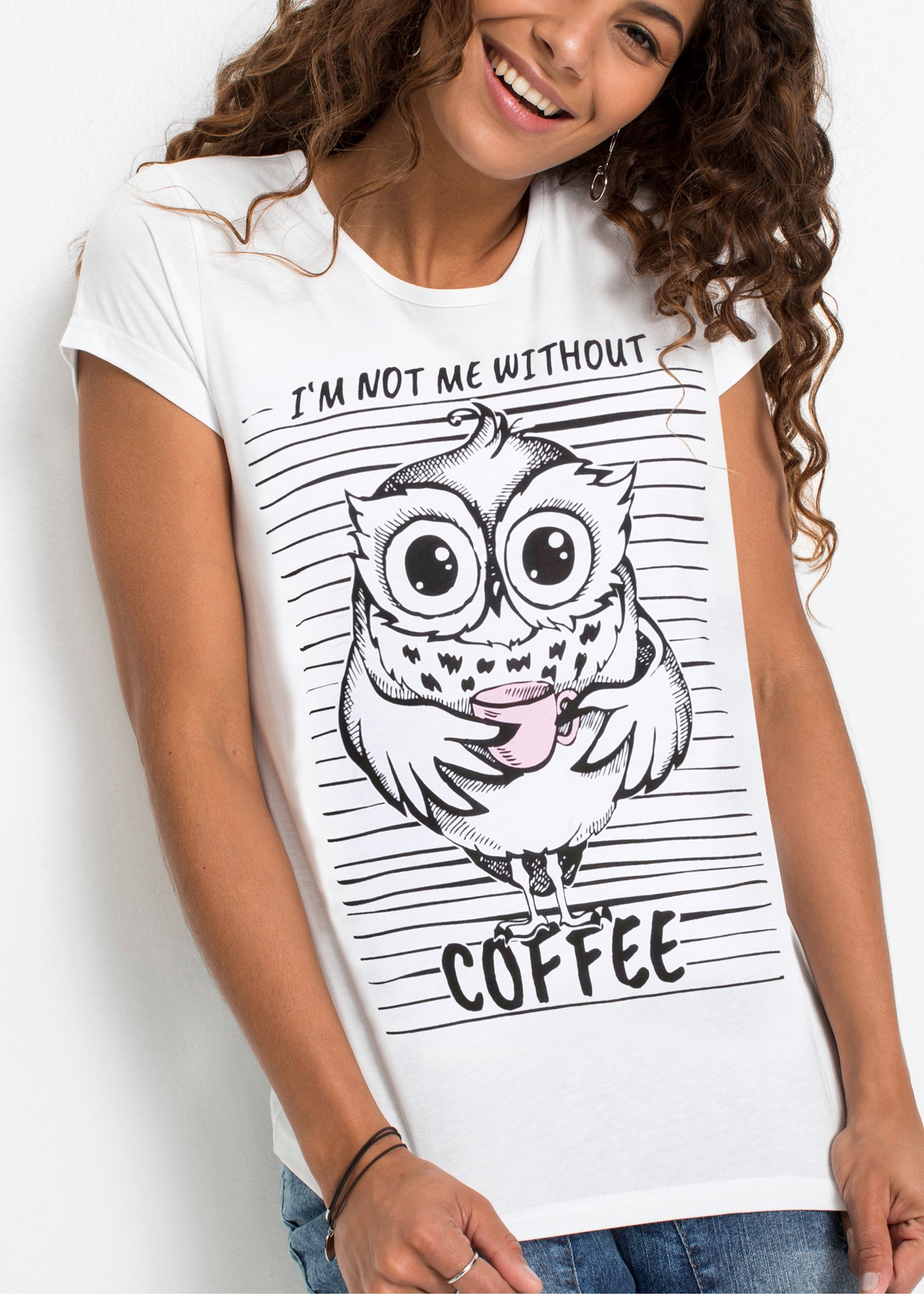 bonprix T-Shirt "T- Shirt aus reiner Baumwolle" T- Shirt aus reiner Baumwol günstig online kaufen