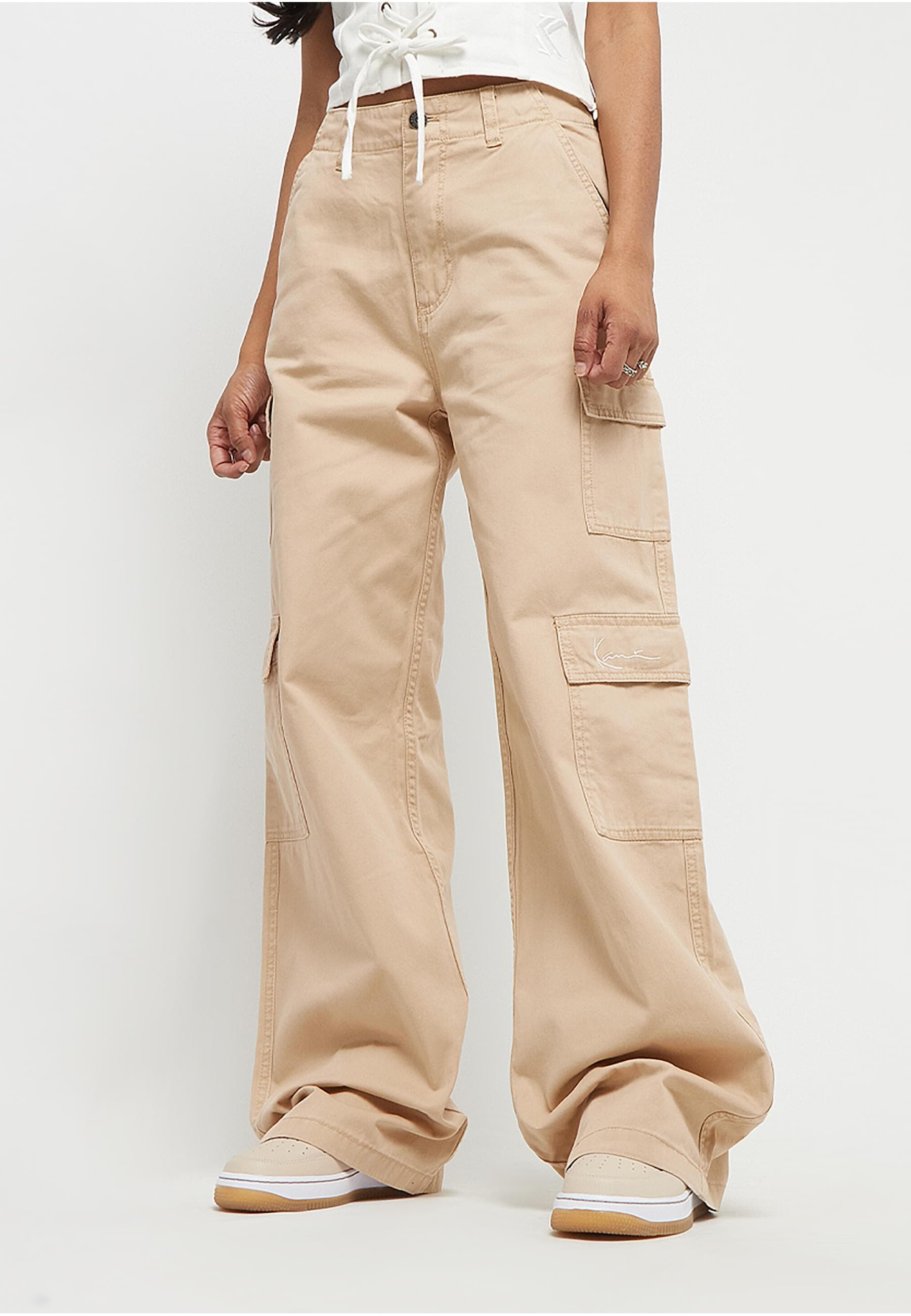 Karl Kani Cargohose »Karl Kani Small Signature Washed Cargo Pants«, (1 tlg.)