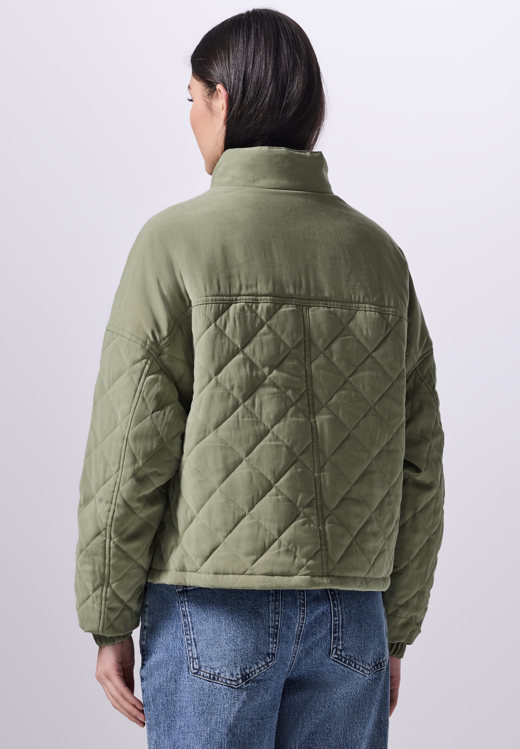 STREET ONE STUDIO Steppjacke, ohne Kapuze, mit Tunnelzug am Saum