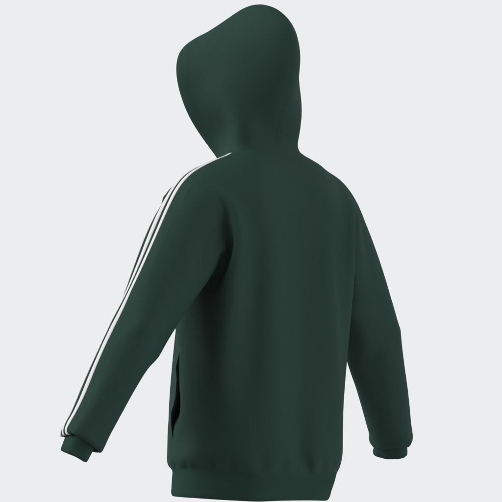 adidas Sportswear Kapuzensweatjacke »ESSENTIALS 3STREIFEN KAPUZENJACKE«, angenehmes Material aus Baumwollmix