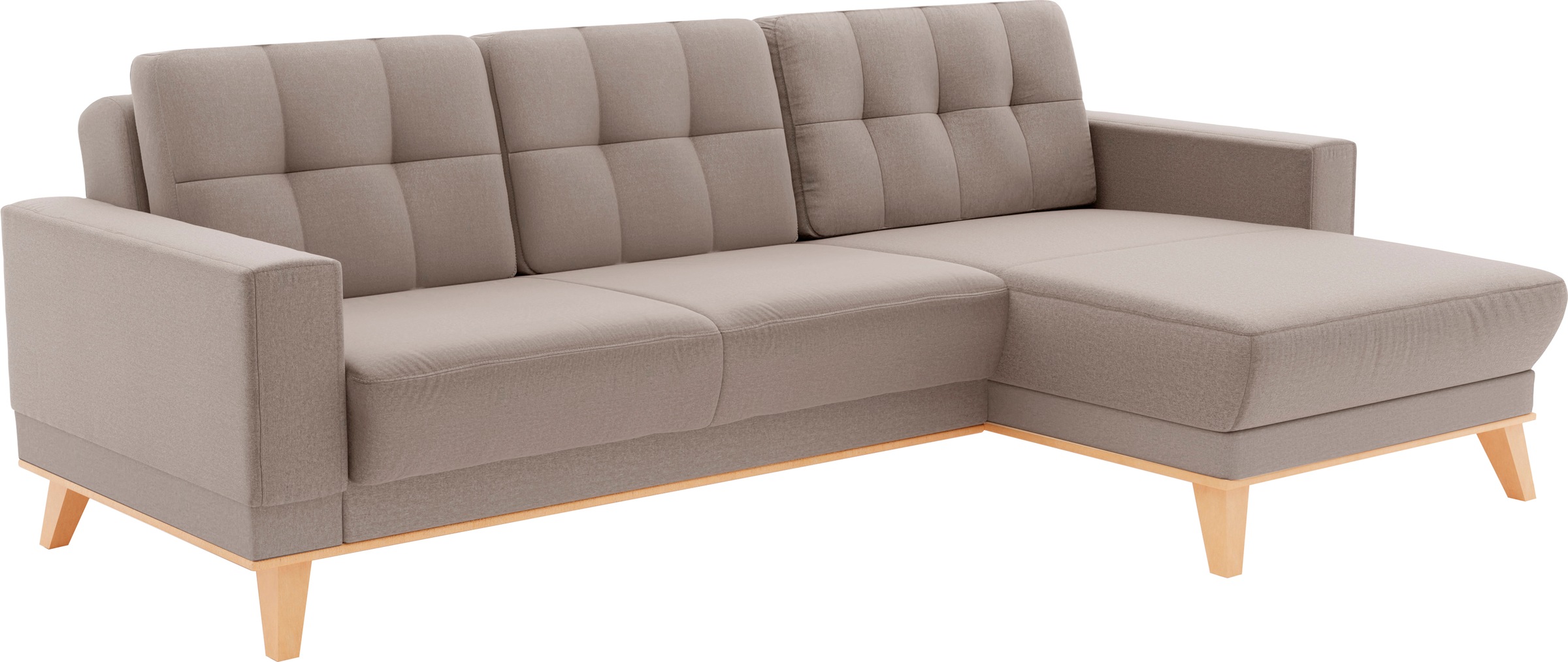 sit&more Ecksofa »Lavida L-Form«, wahlweise mit Kippfunktion und Bettkasten