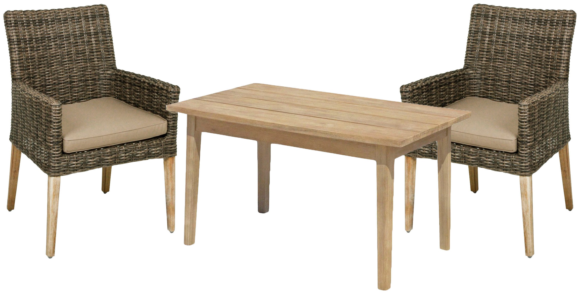 Garden Pleasure Sitzgruppe Norvell/Pueblo 160 cm x 89 cm x 200 cm Braun FSC günstig online kaufen