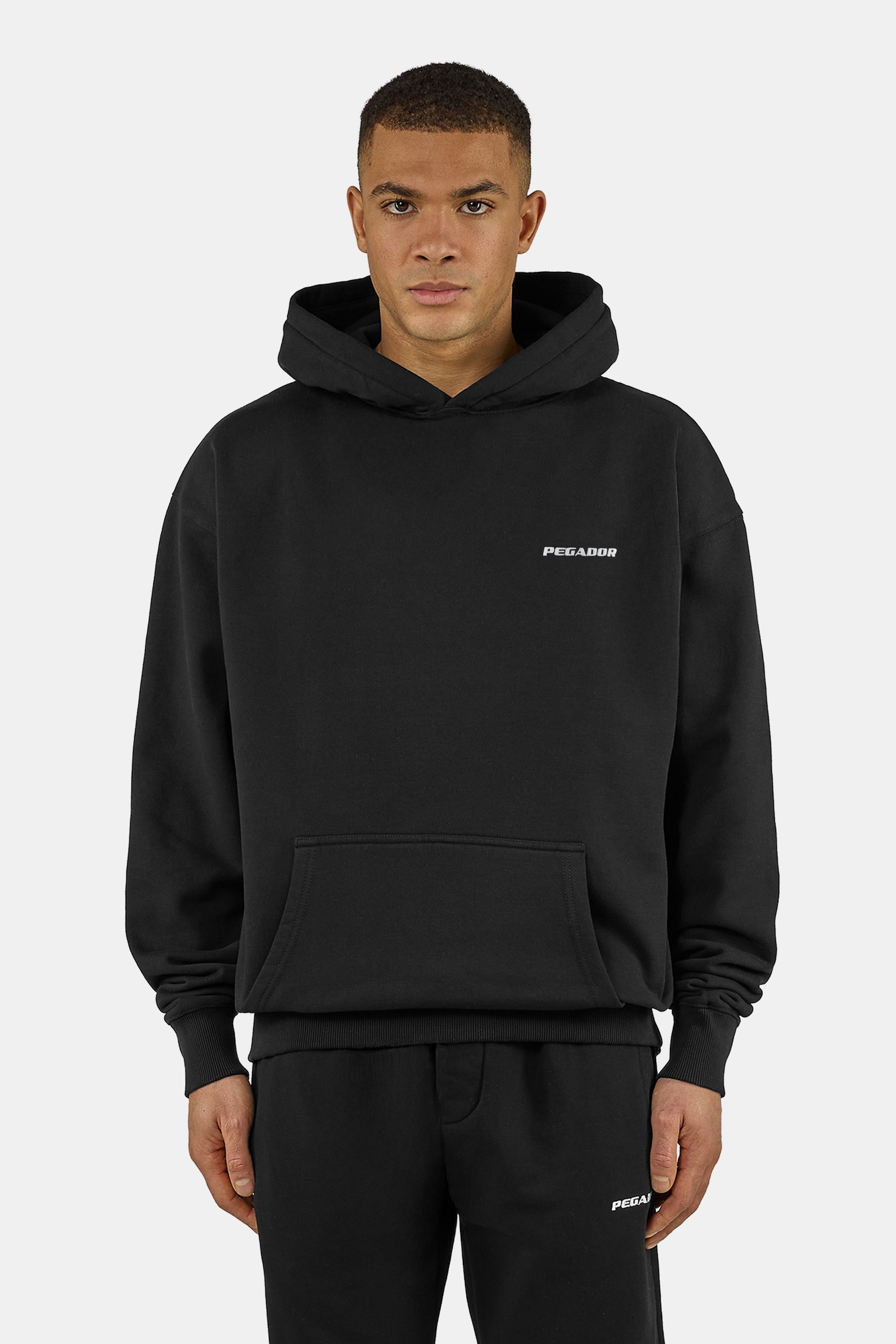 PEGADOR Kapuzensweatshirt "Logo Oversized Hoodie", Baumwollmischung, oversi günstig online kaufen