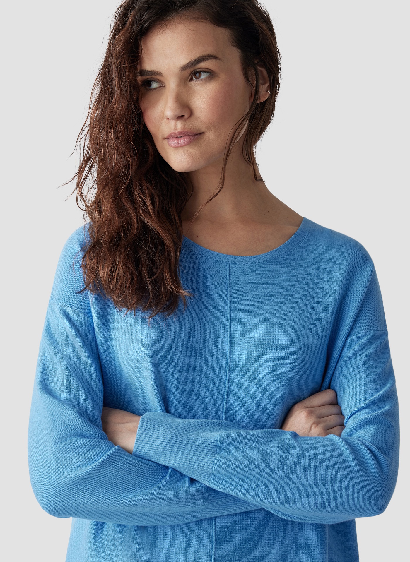 LeComte Strickpullover »LeComte Pullover mit Rundhalsausschnitt und Ziernaht«