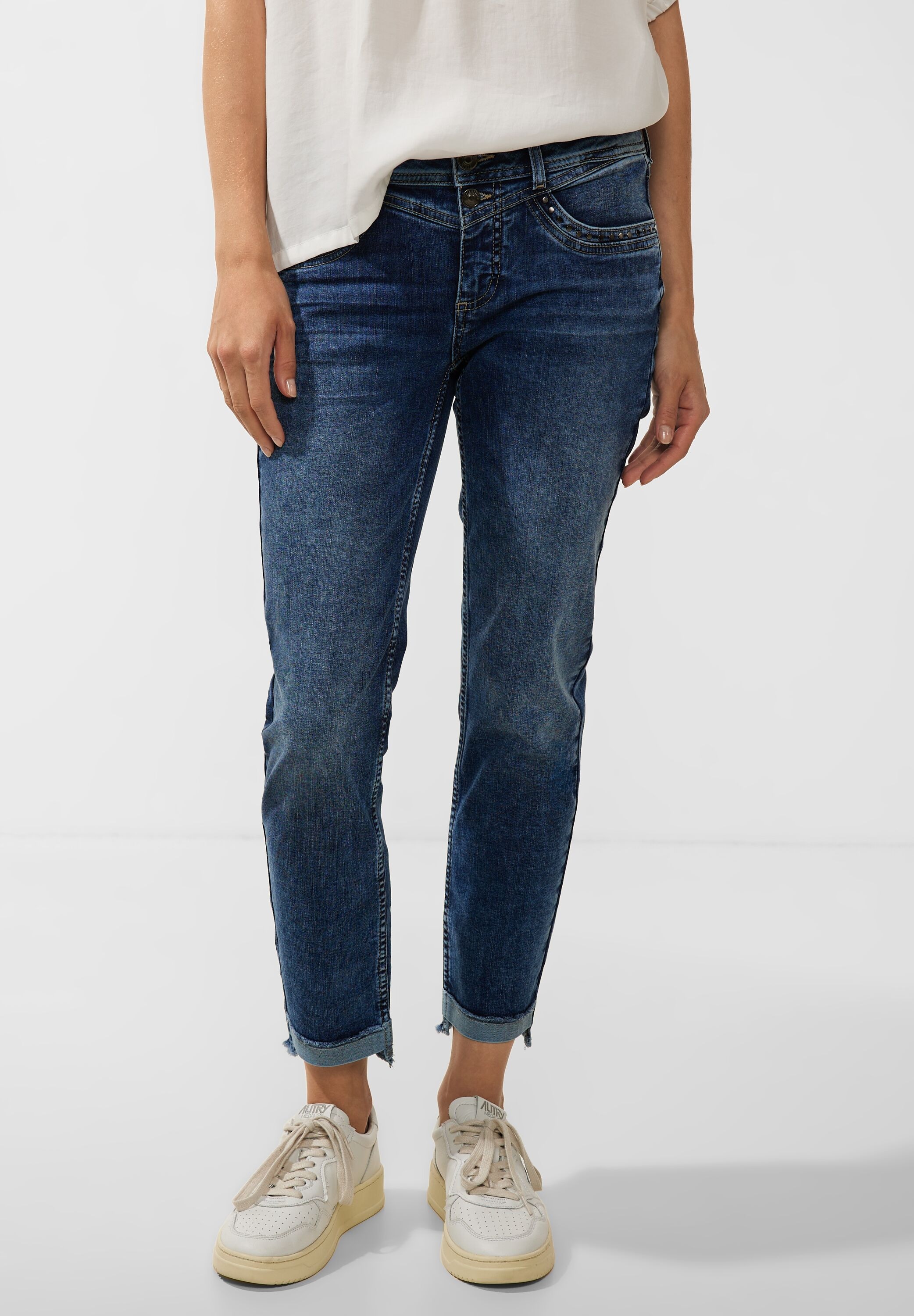 STREET ONE Comfort-fit-Jeans, Middle Waist