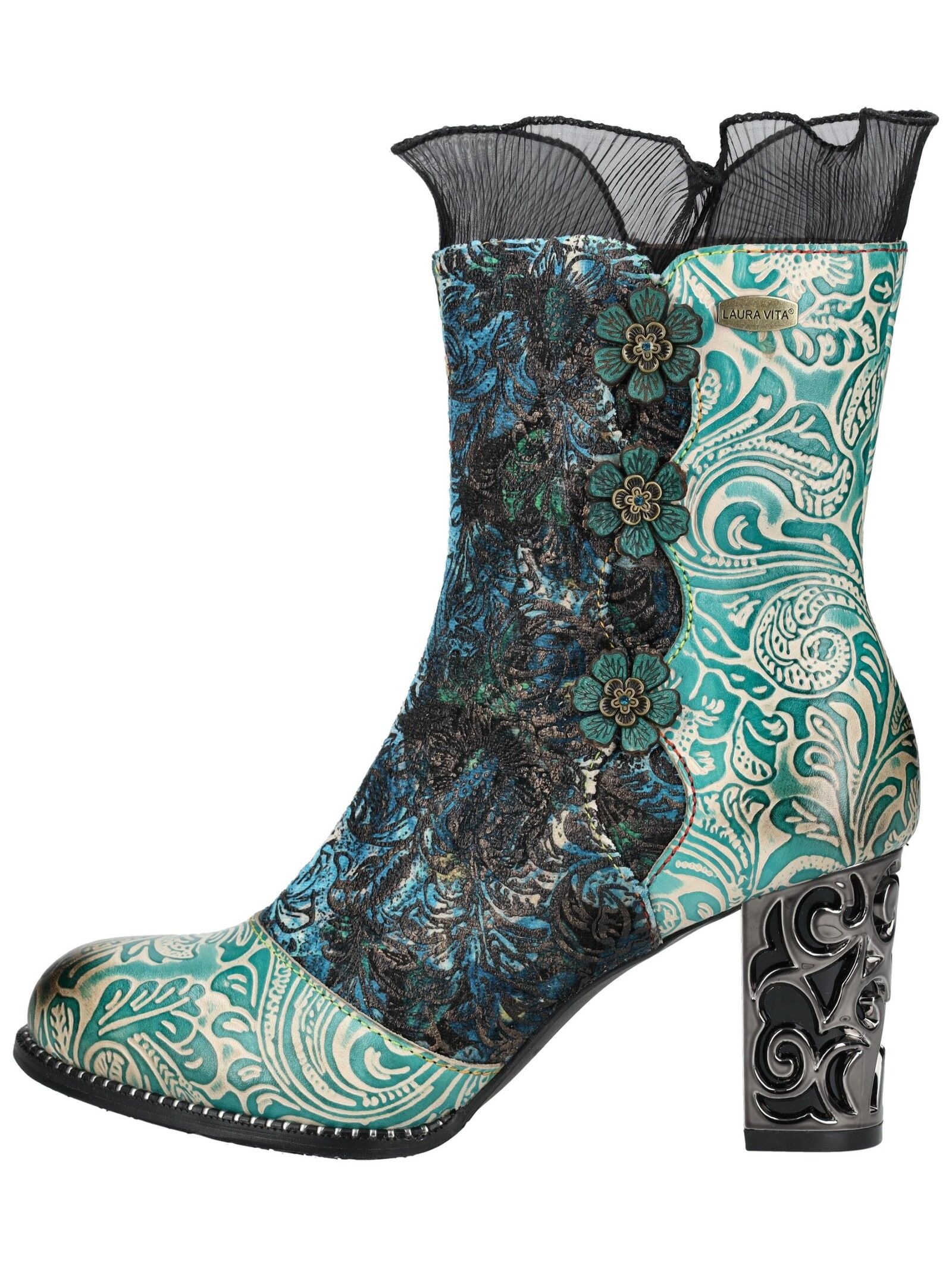 LAURA VITA Stiefelette »LAURA VITA Stiefelette Leder/Textil«