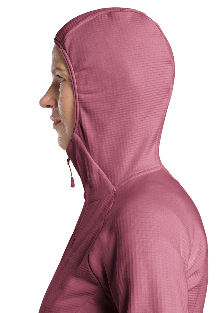 Jack Wolfskin Fleecejacke »KOLBENBERG HOODED FZ W«, mit Kapuze
