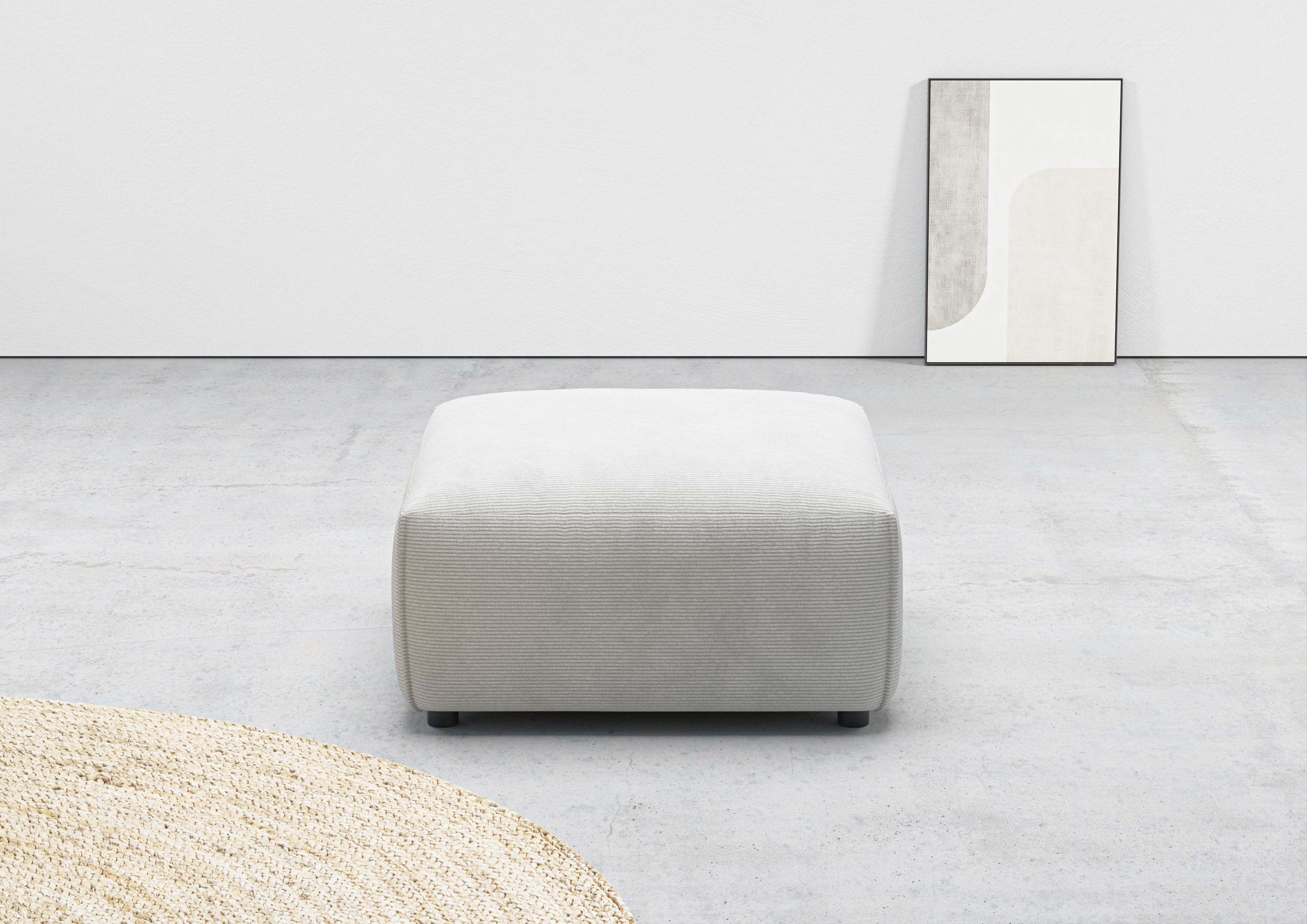 Home affaire Hocker "Glimminge auch in Breitcord, Feincord und Easy care-Bezug" passend zur Serie "Glimminge"