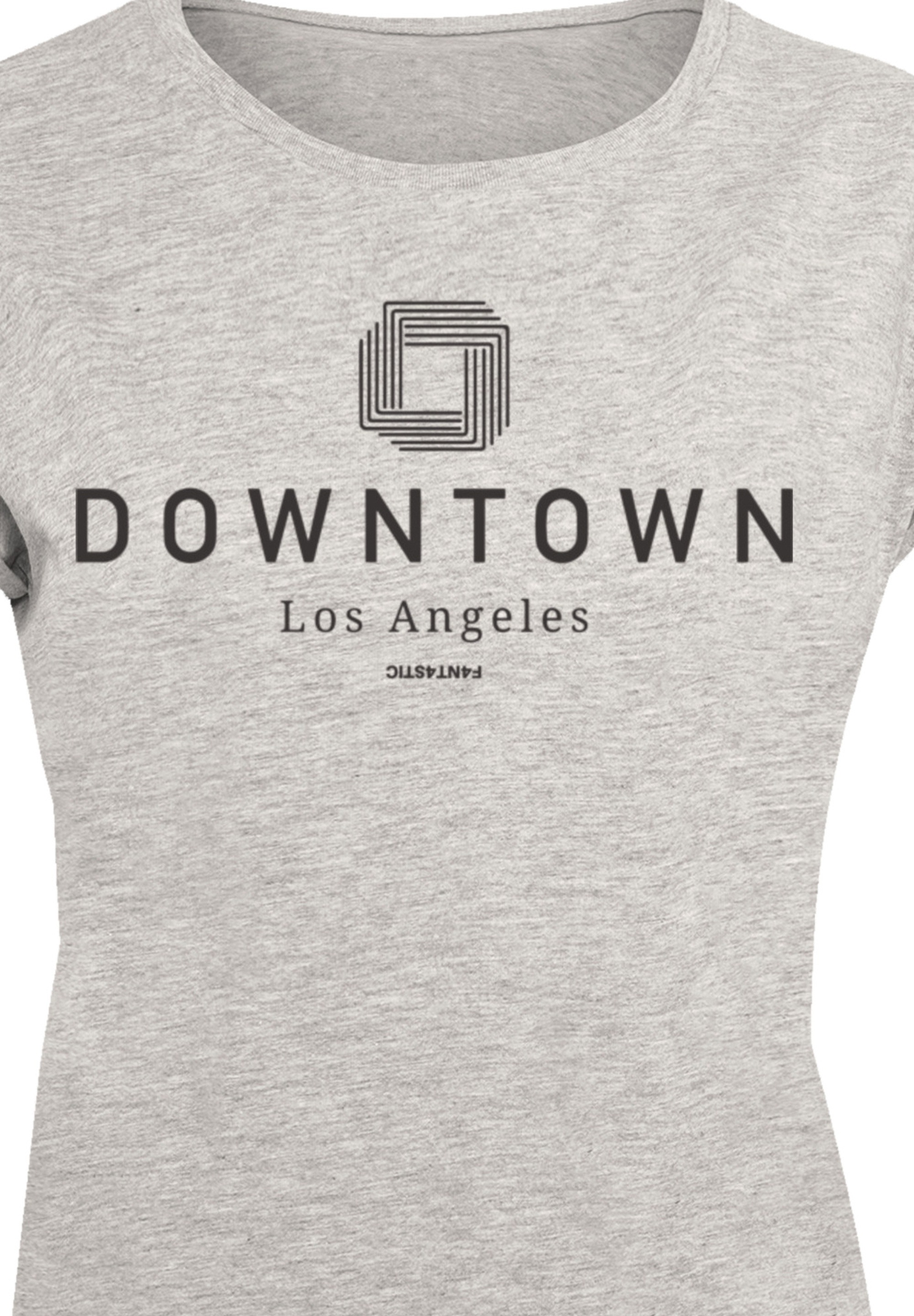 F4NT4STIC T-Shirt »PLUS SIZE Downtown LA Muster«, Print