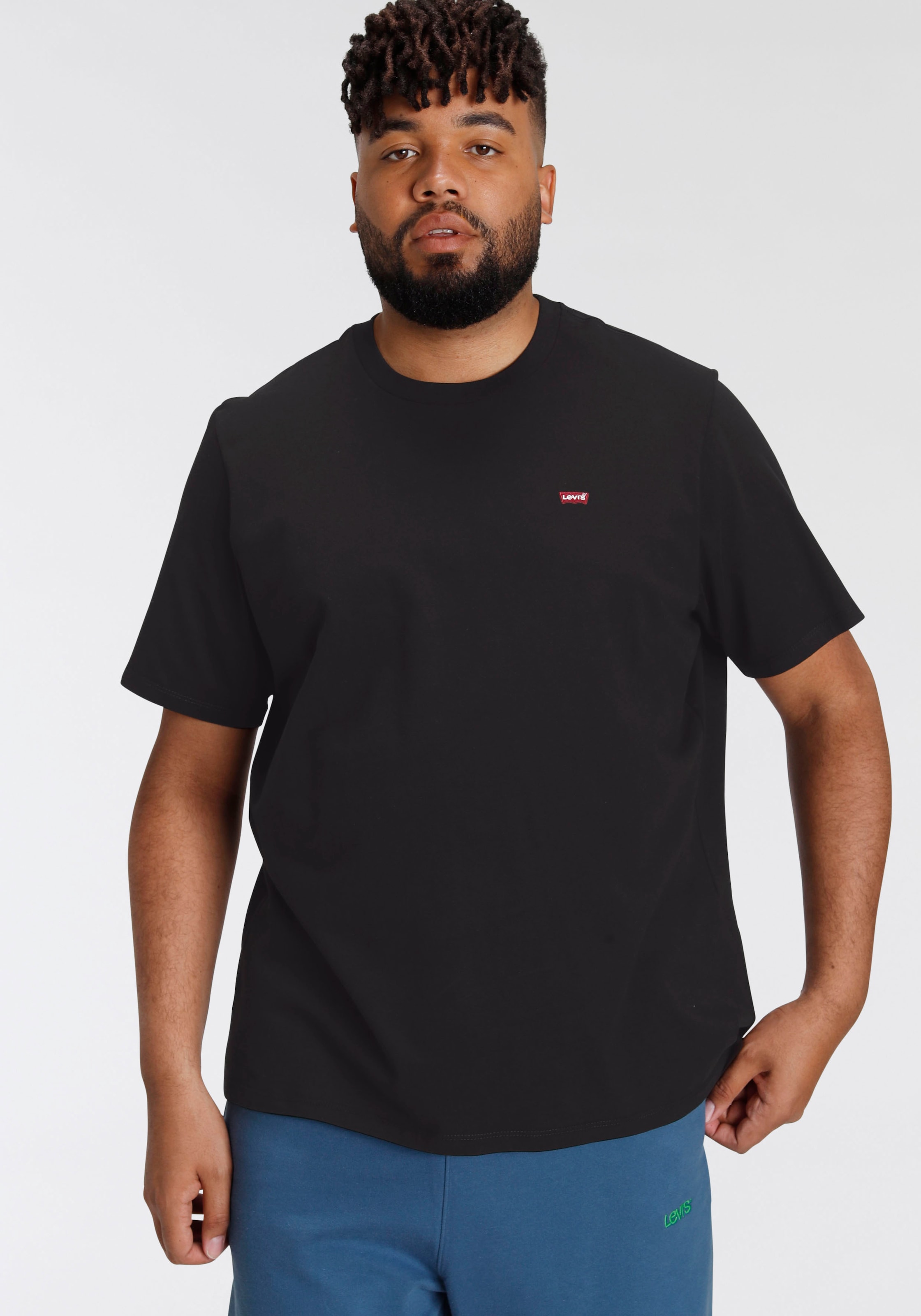 Levis Plus T-Shirt "LE BIG ORIGINAL HM TEE" mit Logo Stickerei günstig online kaufen