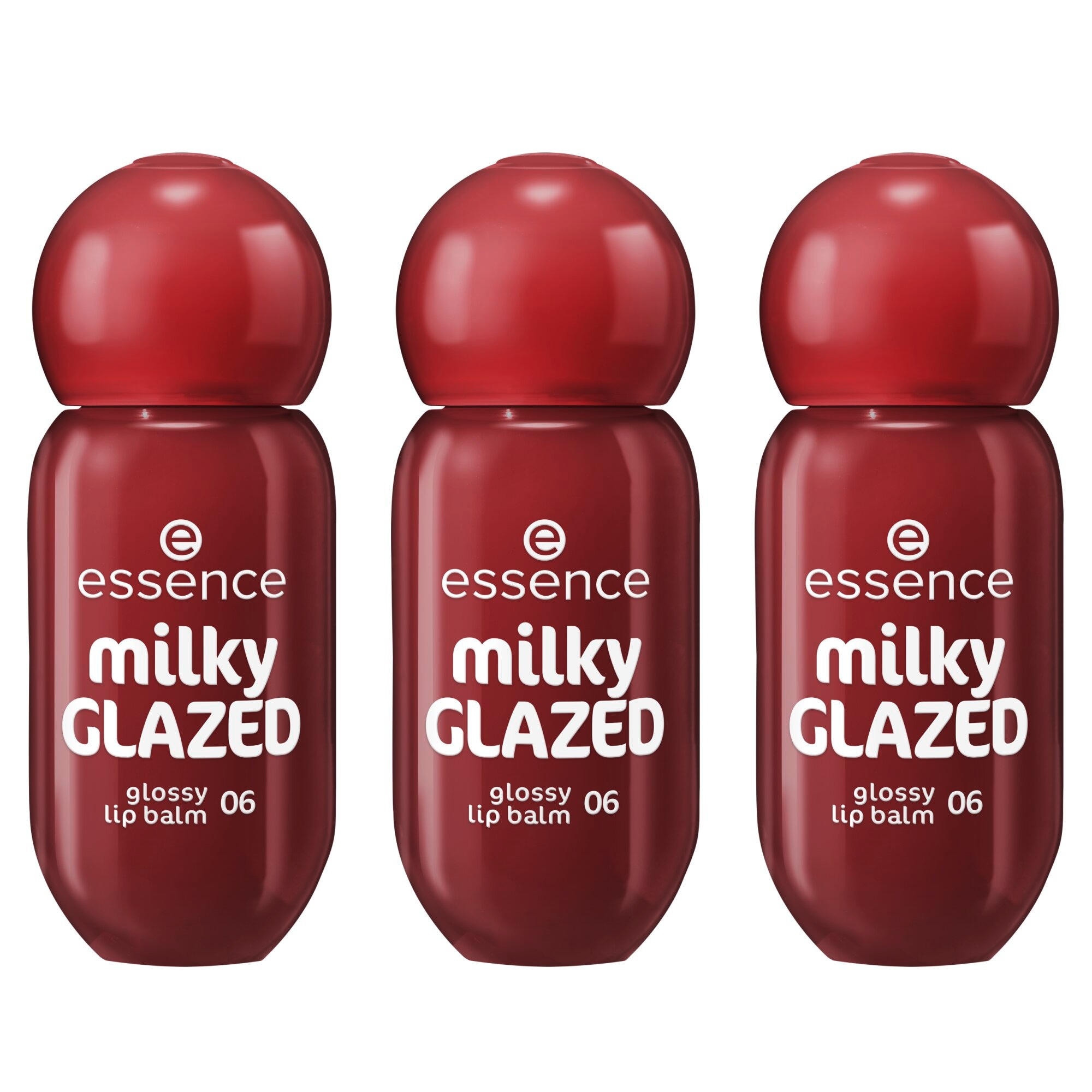 Essence Lipgloss »milky GLAZED glossy lip balm«