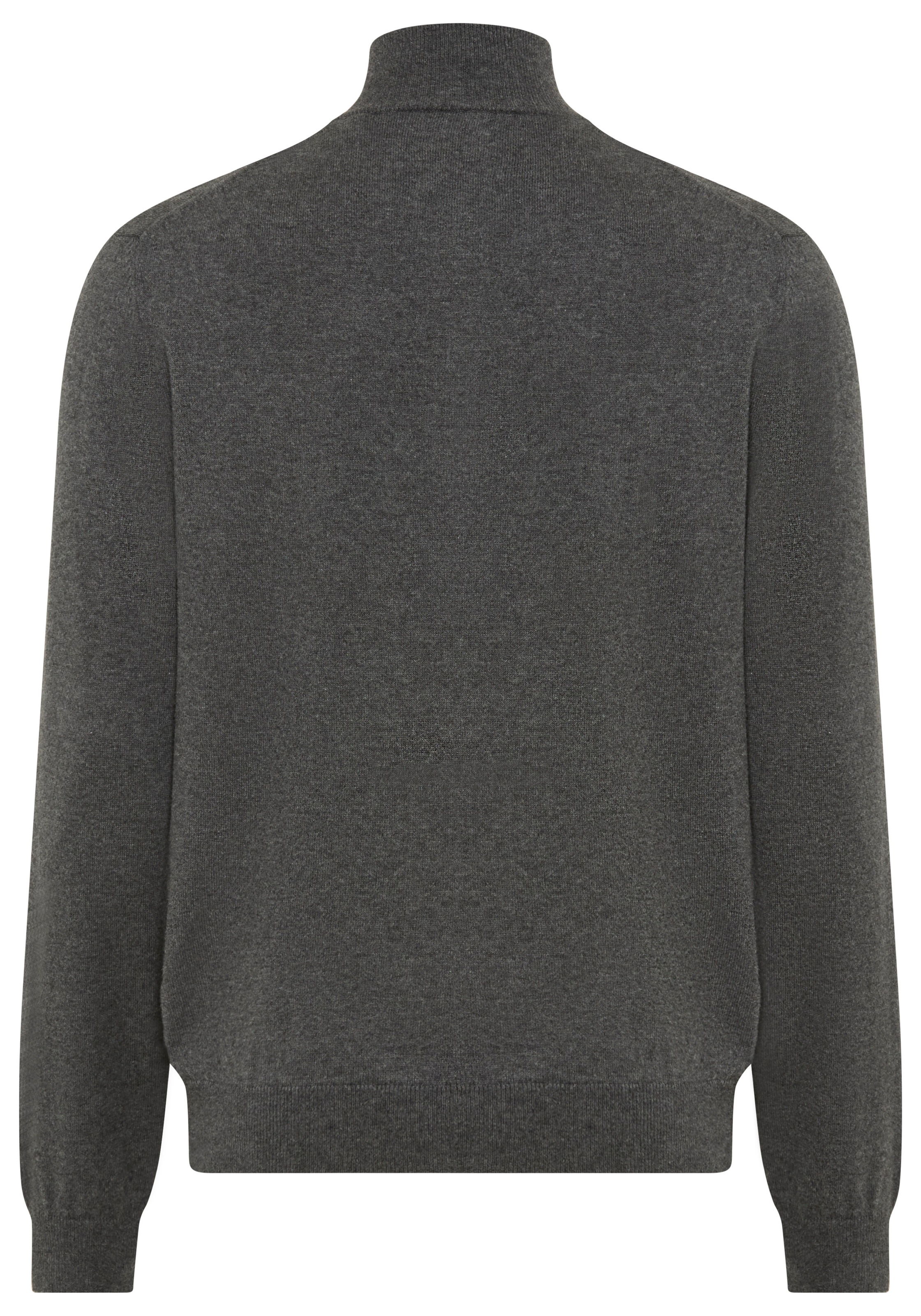 Gant Stehkragenpullover "COTTON/WOLL HALF ZIP" mit Rippstrick-Details, norm günstig online kaufen